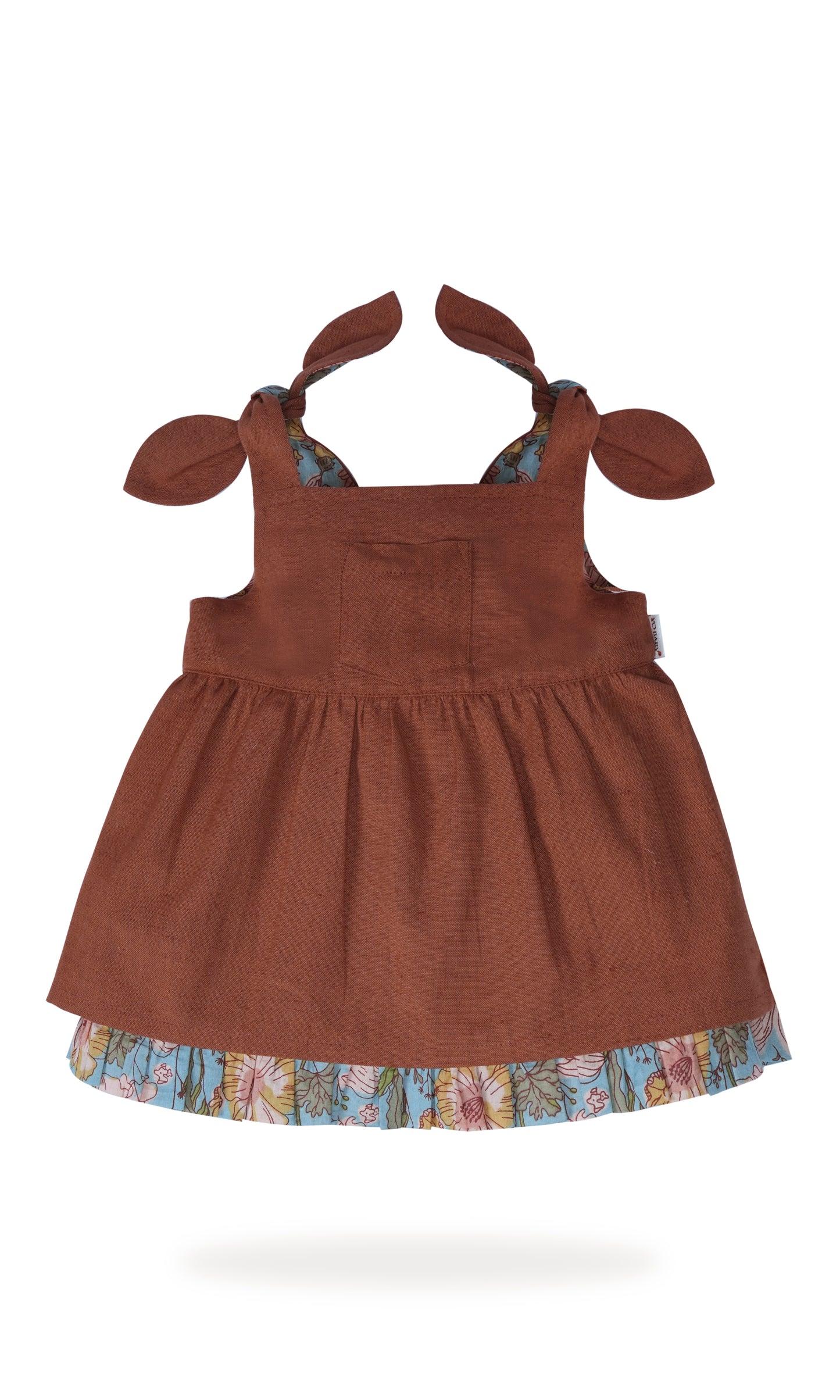 Ruhani Dress : Brick : Infant : Toddler : Tween