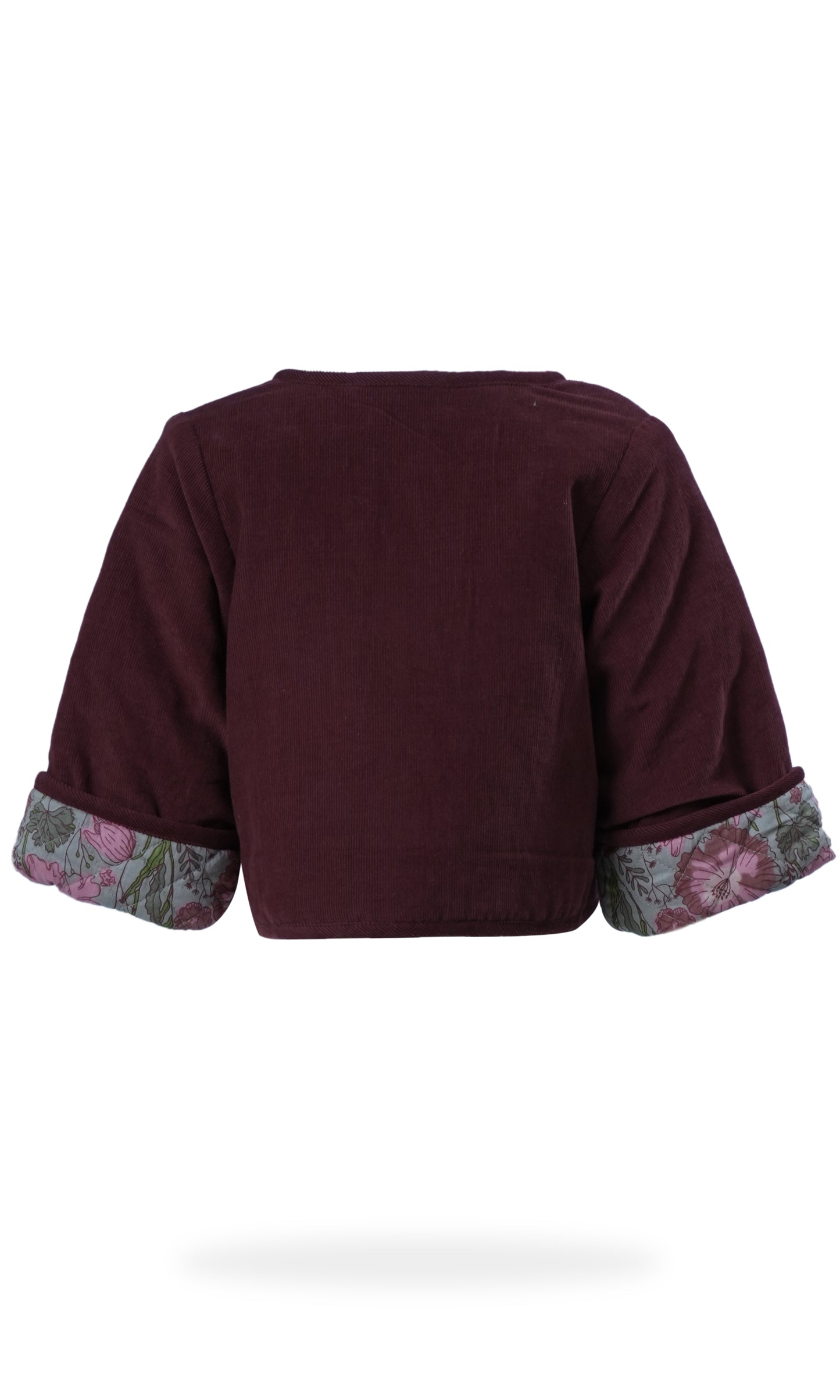 Jill Reversible Quilted Jacket : CHRISTMAS MAROON: Infant : Toddler : Tween