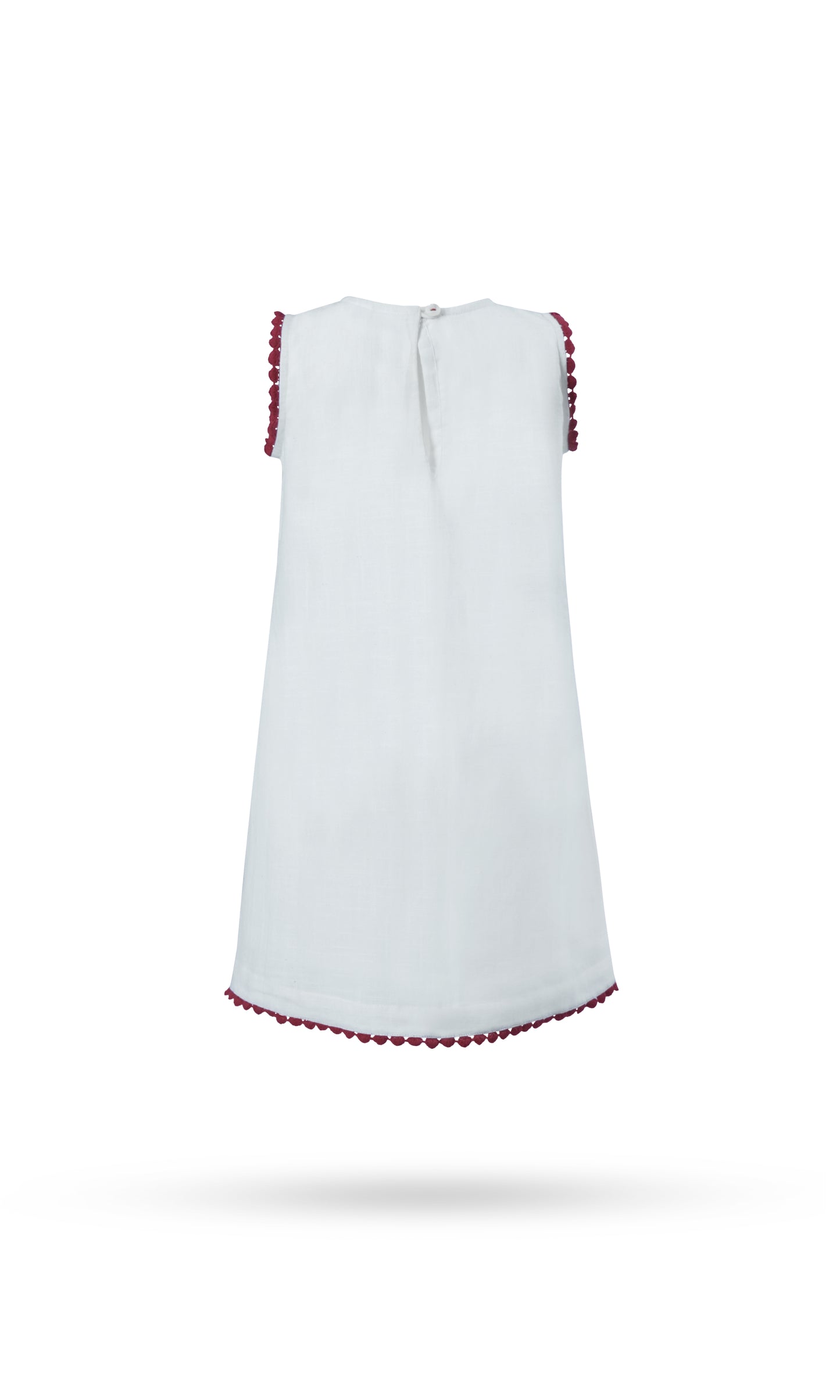 Ivory Heart Lace Detail Dress