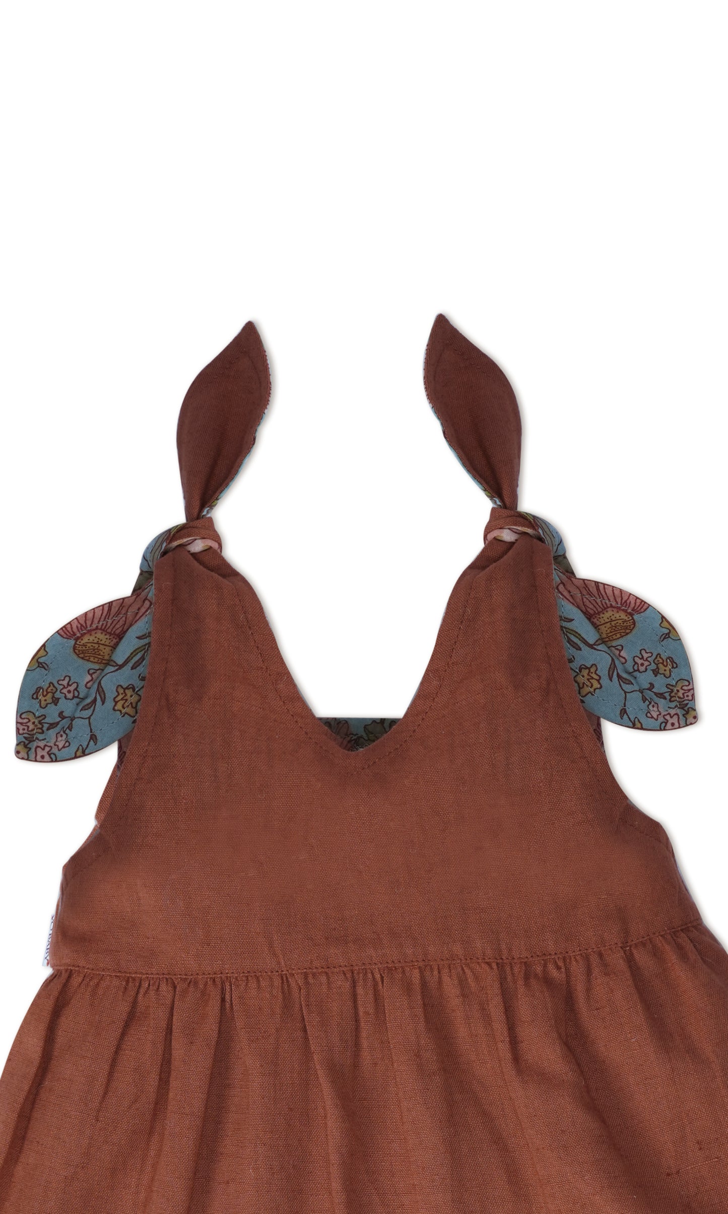Ruhani Dress : Brick : Infant : Toddler : Tween
