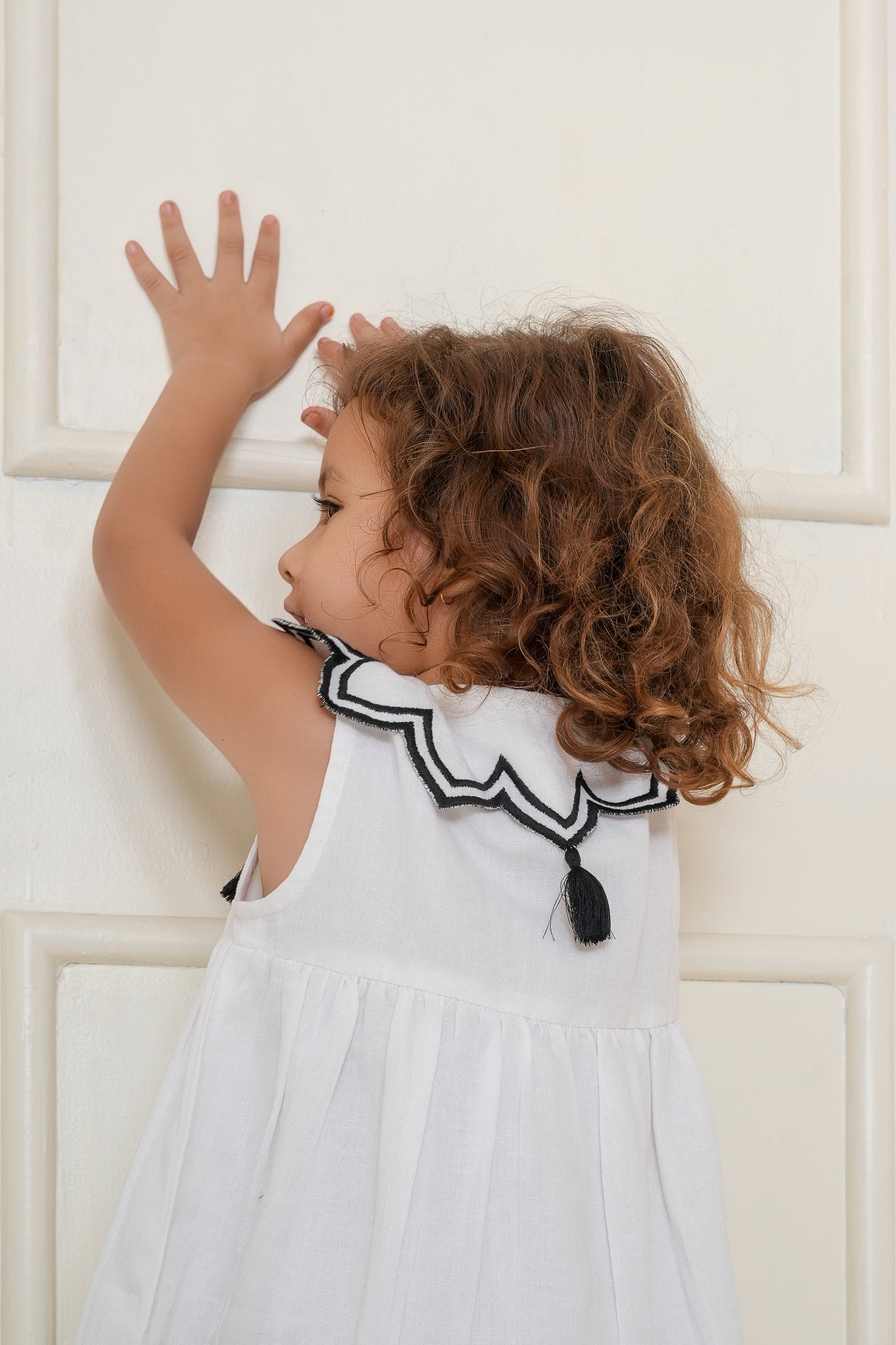 Royal Arches Dress : WHITE : Infant : Toddler : Tween