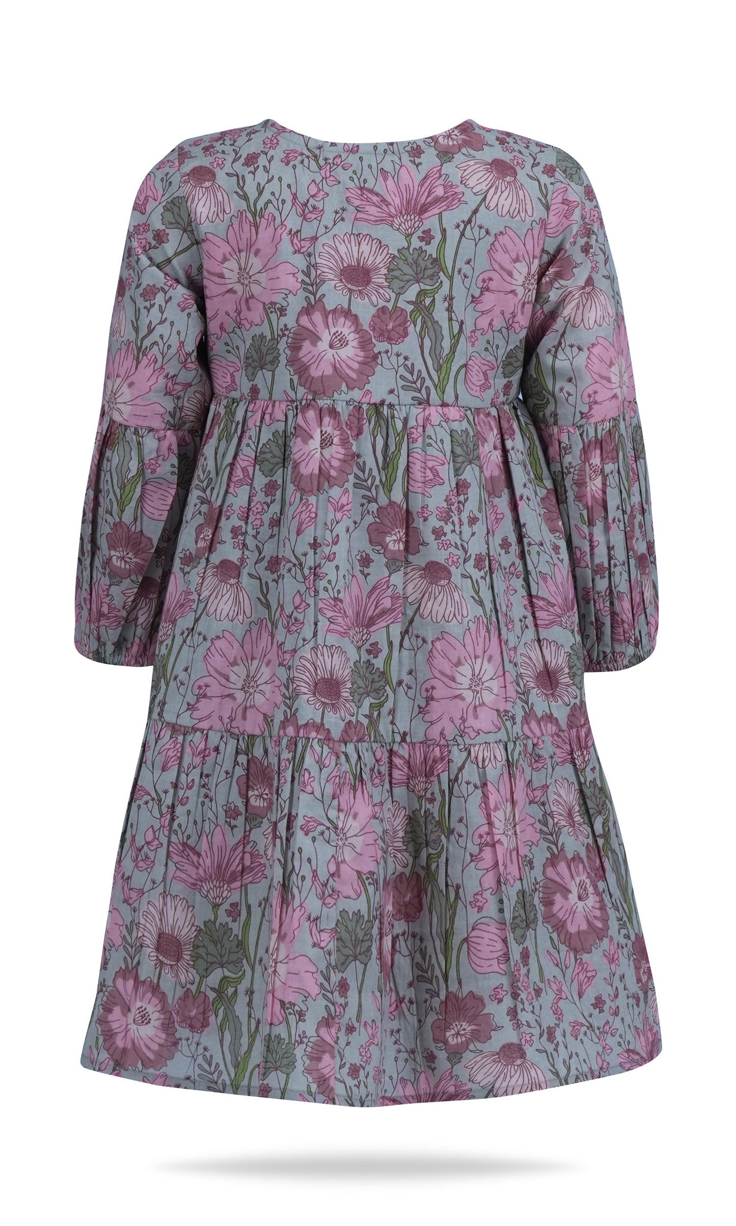 Gauri Dress : CEMENT : Infant : Toddler : Tween