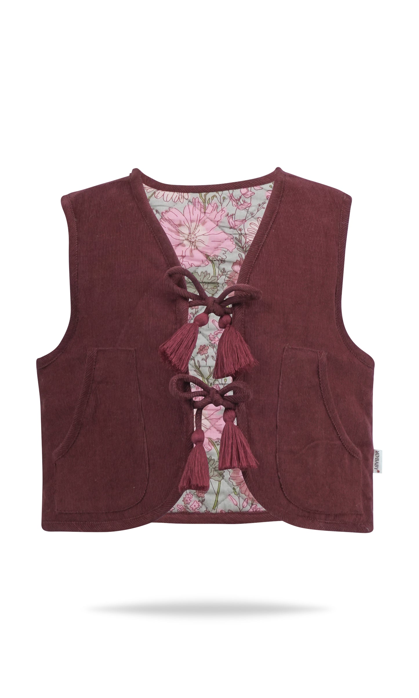 Ari Reversible Quilted Jacket : MAROON : Infant : Toddler : Tween