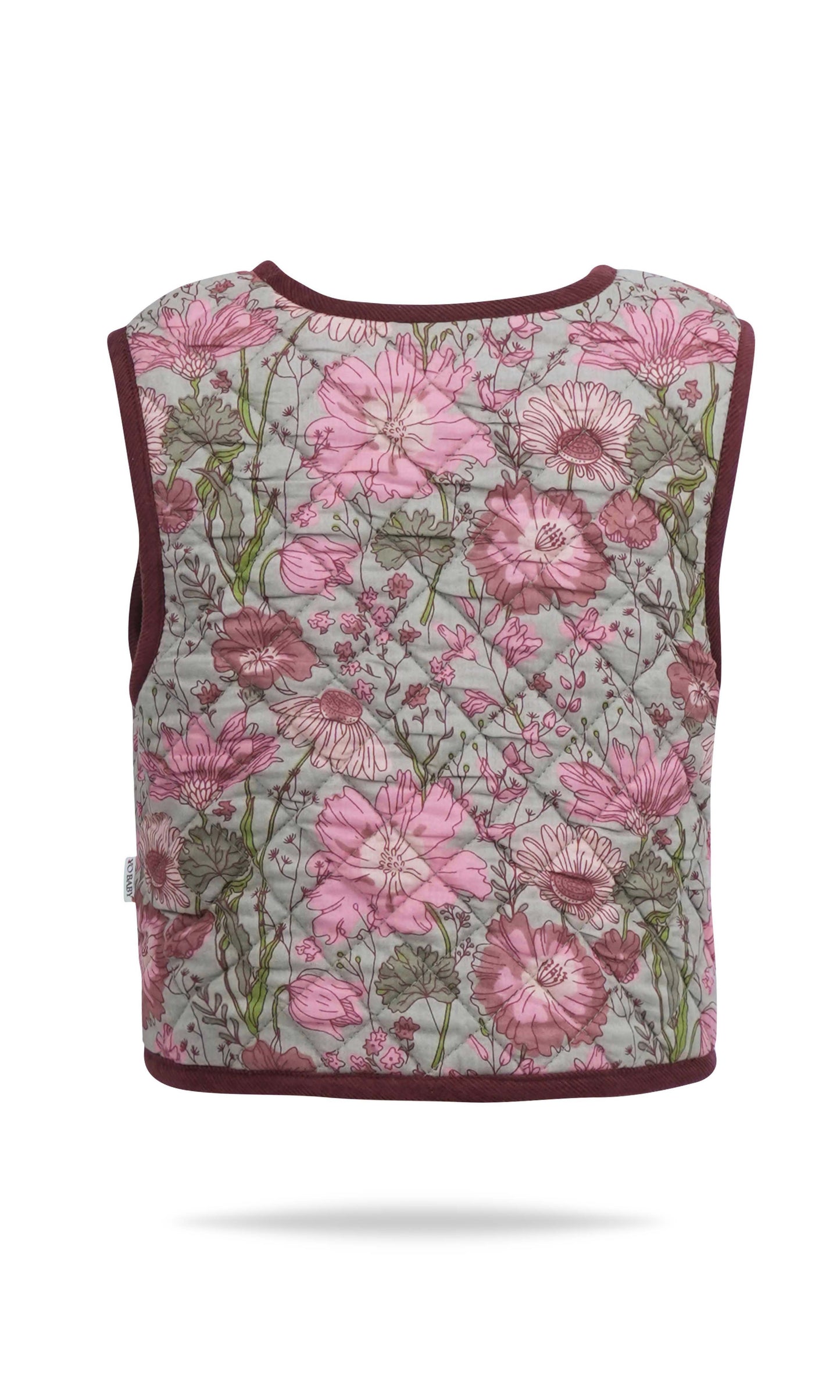 Ari Reversible Quilted Jacket : MAROON : Infant : Toddler : Tween