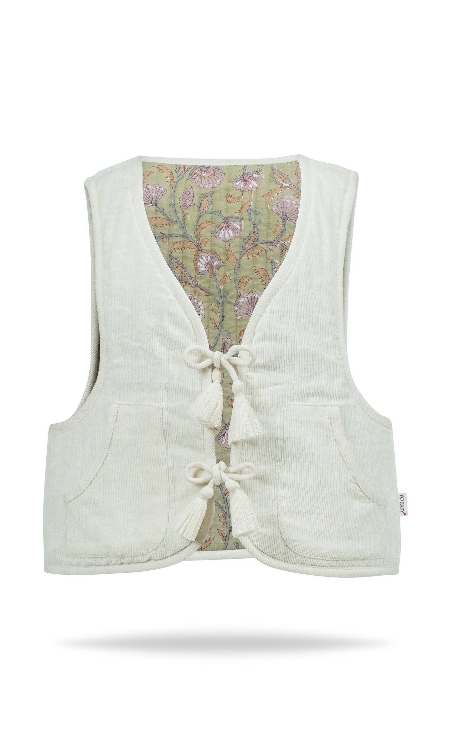Jane Reversible Quilted Jacket : OFF-WHITE : Infant : Toddler : Tween