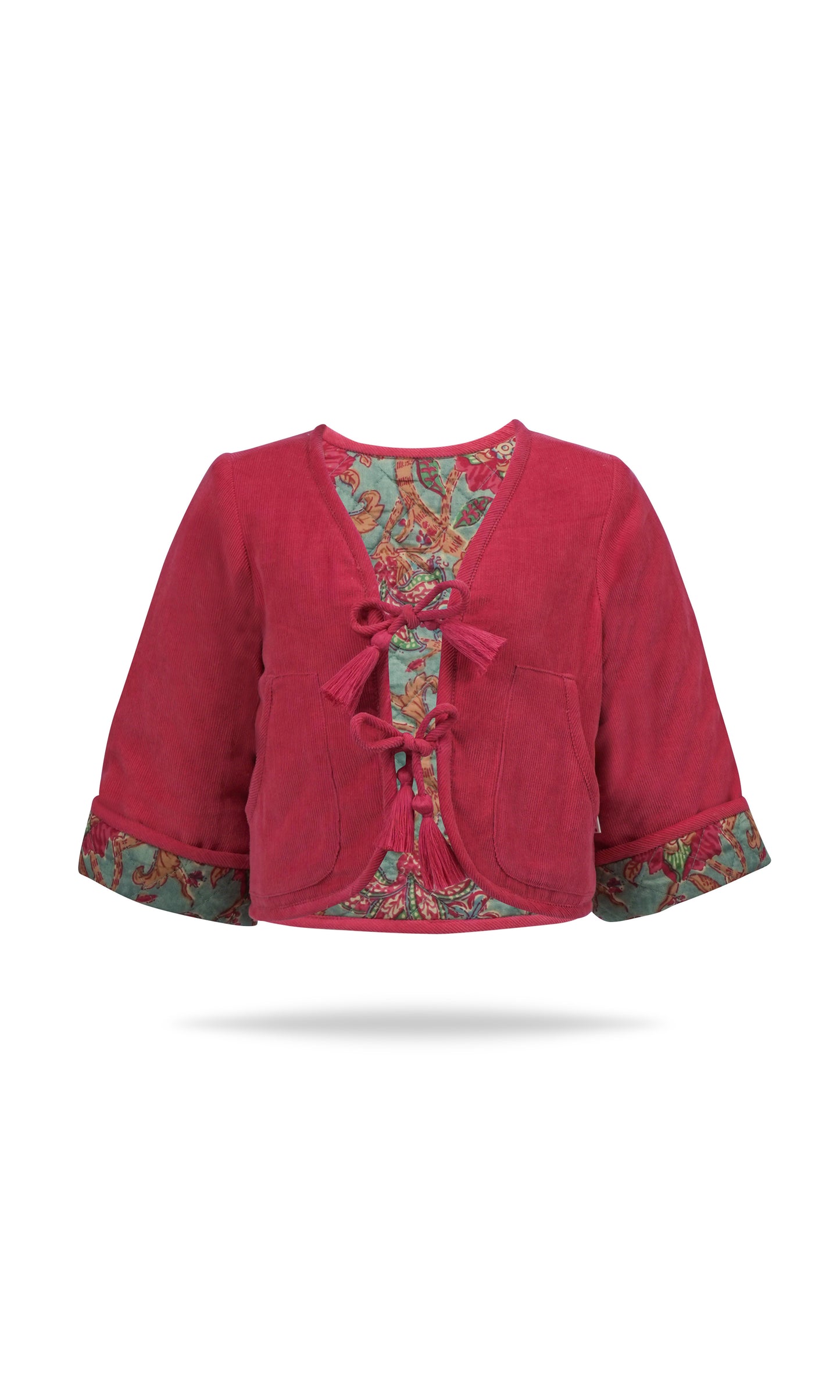 Jill Reversible Quilted Jacket : CHRISTMAS RED : Infant : Toddler : Tween