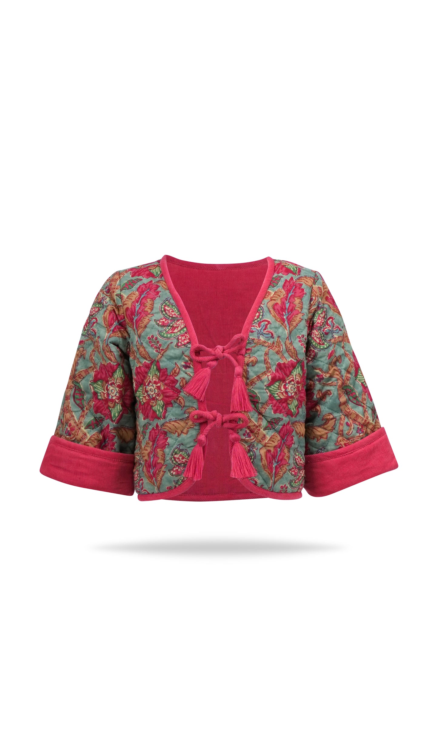 Jill Reversible Quilted Jacket : CHRISTMAS RED : Infant : Toddler : Tween