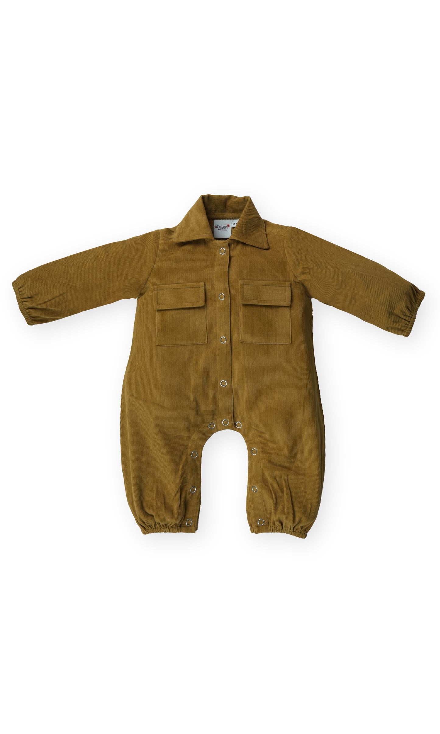 Corduroy Jumpsuit : MUSTARD : Unisex : Infant : Baby Girl : Baby Boy