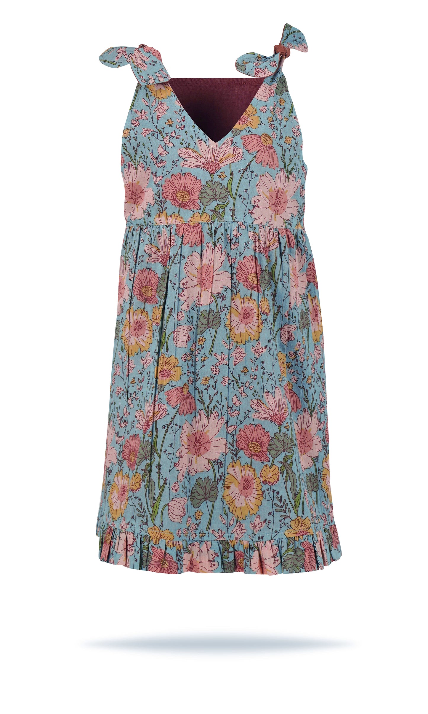 Ruhani Dress : Brick : Infant : Toddler : Tween