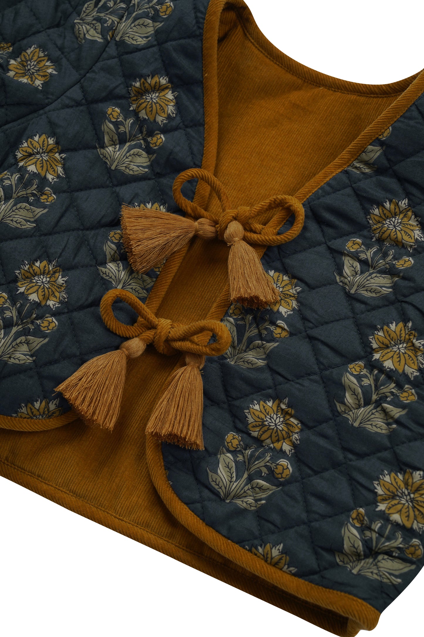 JILL Reversible Quilted Jacket : MUSTARD : Infant : Toddler : Tween