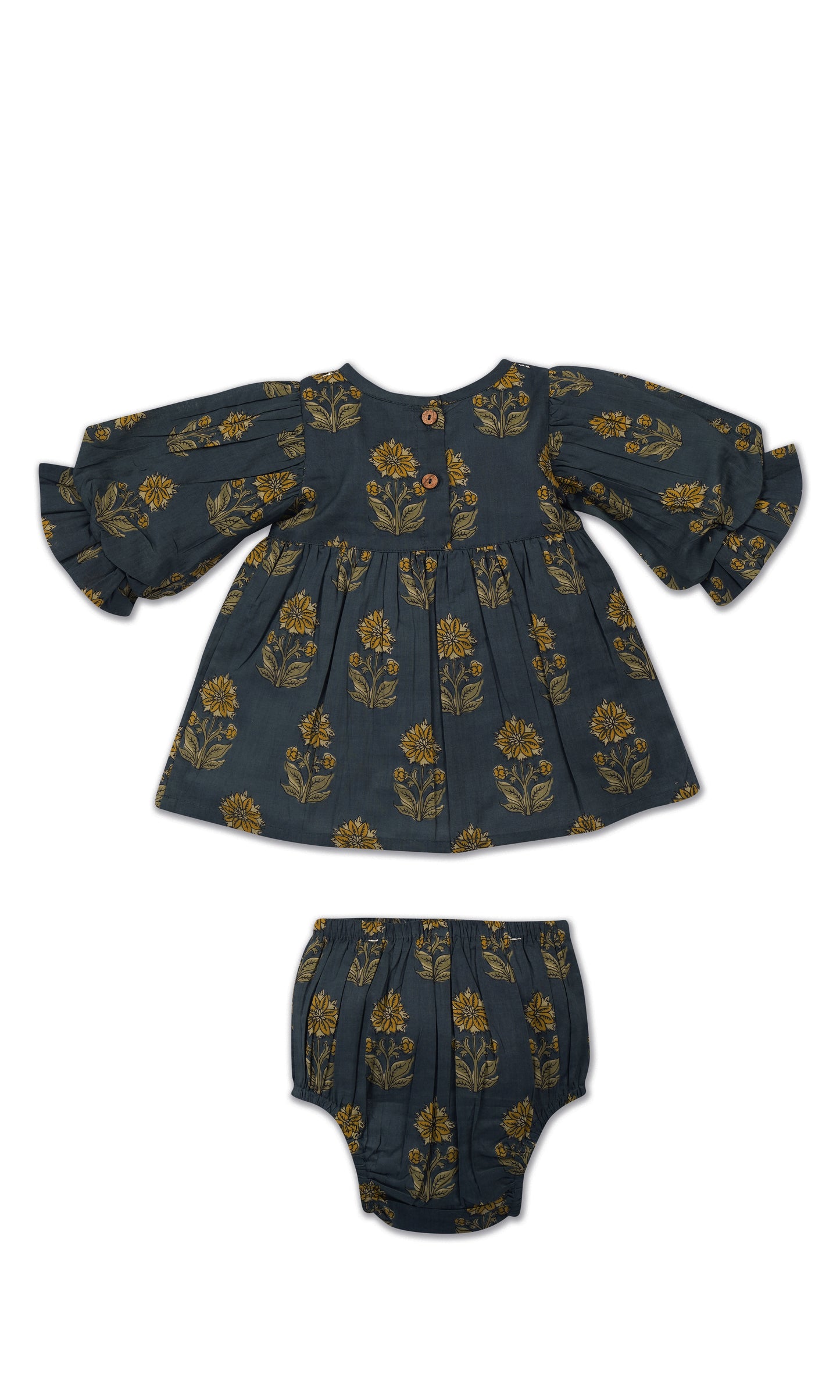 Rasa Dress : MOSS GREEN : Infant : Toddler : Tween