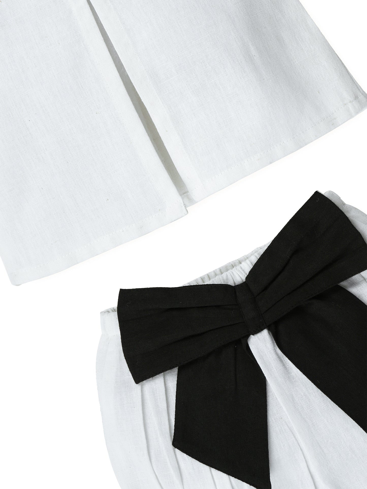 Top And Bow Bloomer Set : BLACK : Infant : Baby Girl : New Born