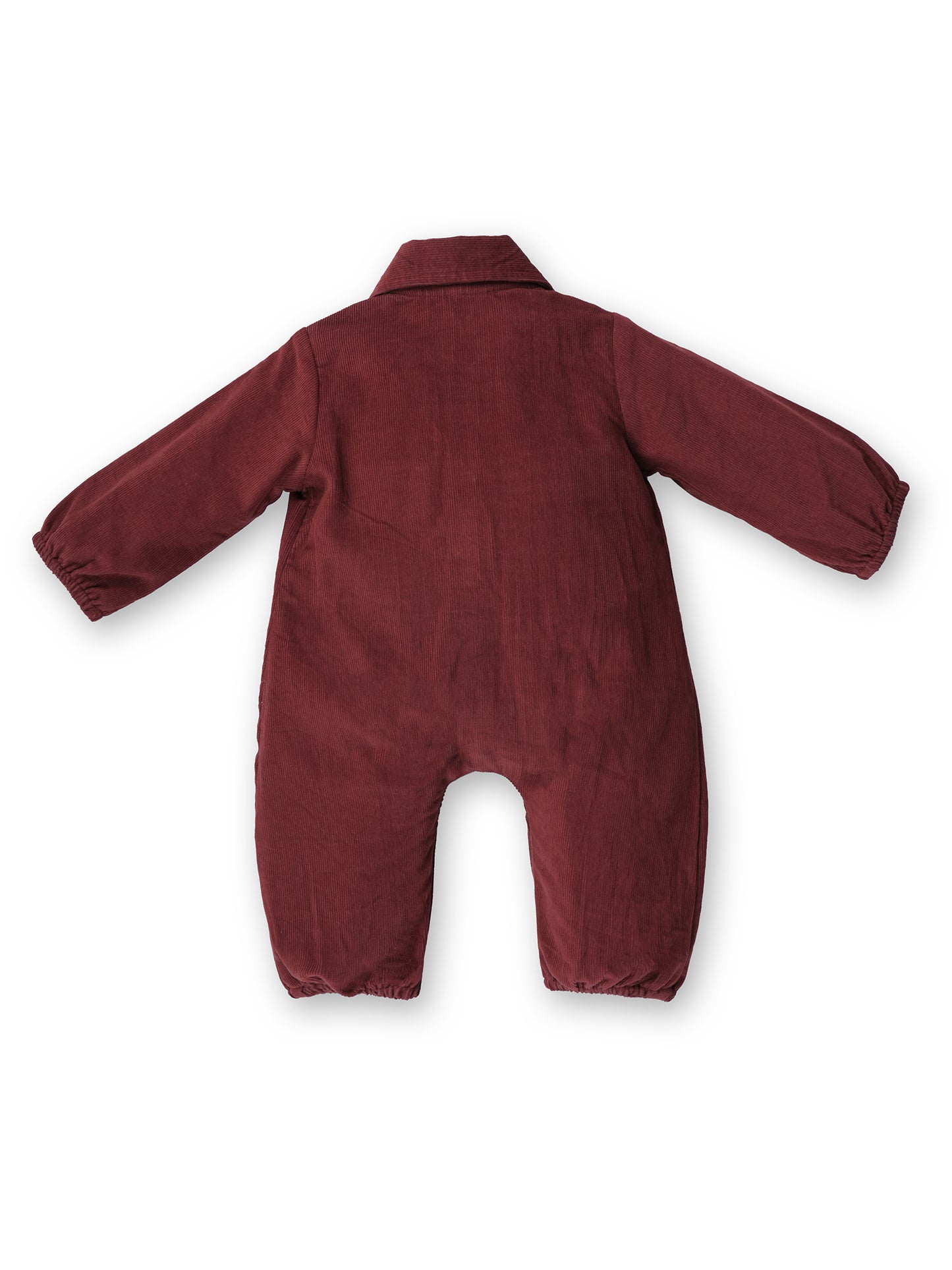 Corduroy Jumpsuit : MAROON : Unisex : Infant : Baby Girl : Baby Boy