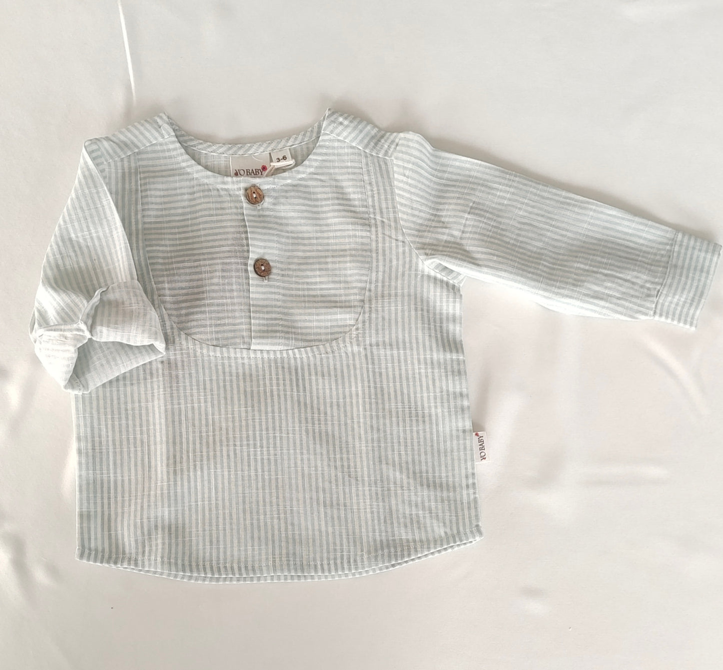 Cool Blue Striped Shirt : Gender Neutral ; Infant : Kids : Tweens
