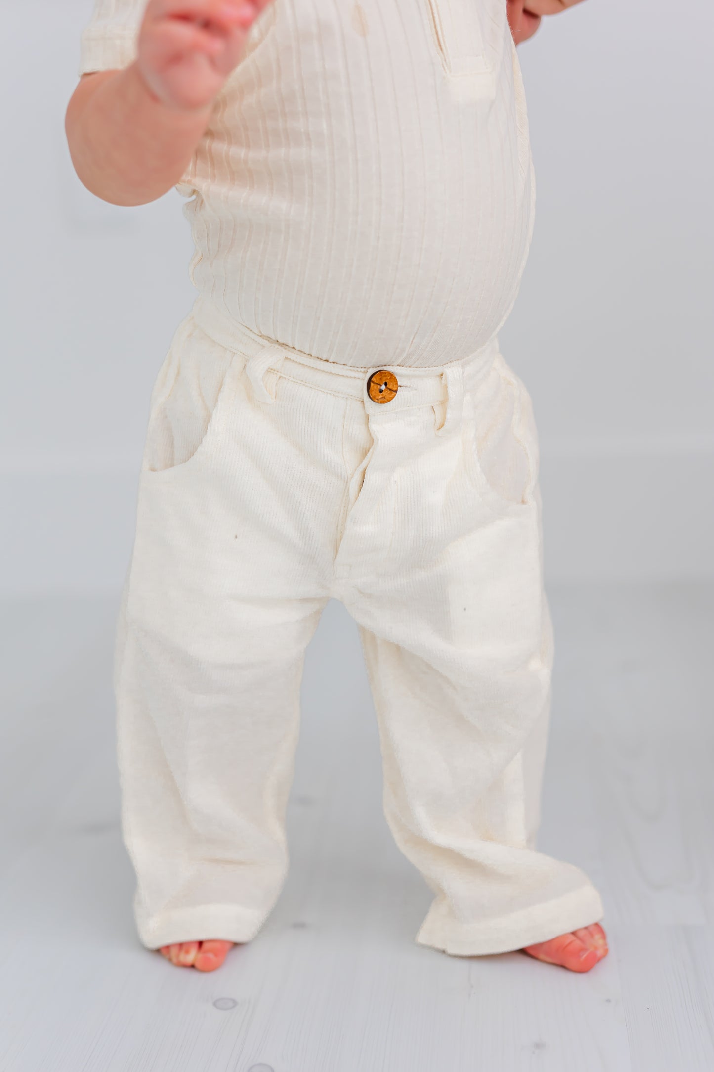 Off-White Corduroy Boys Pants