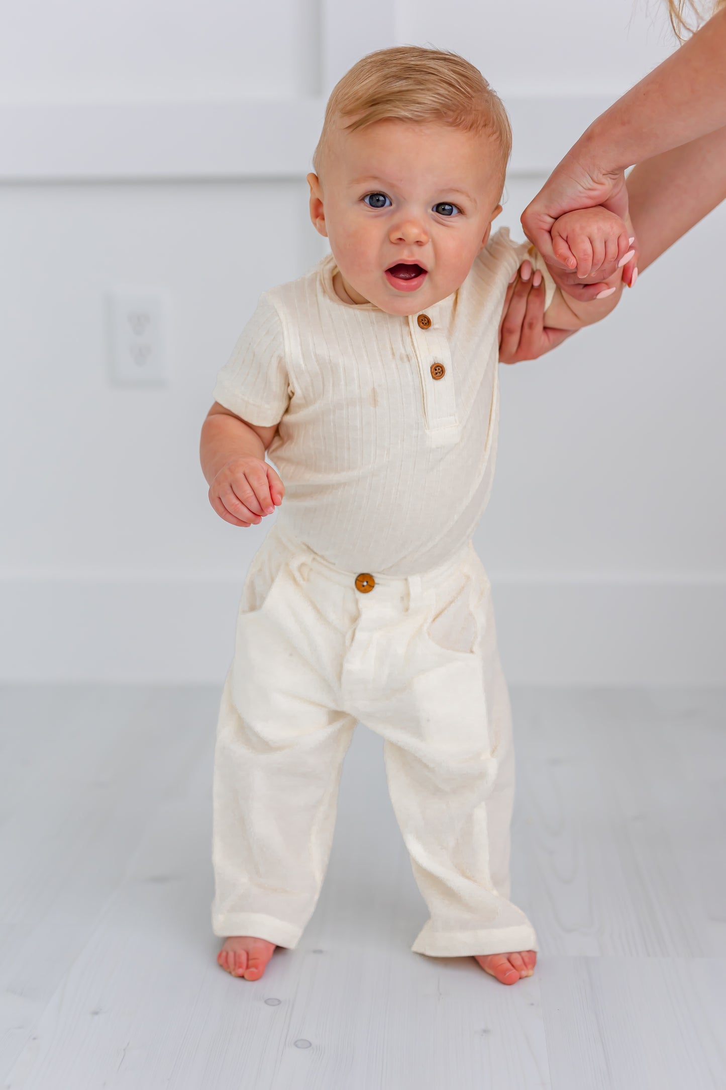 Off-White Corduroy Boys Pants