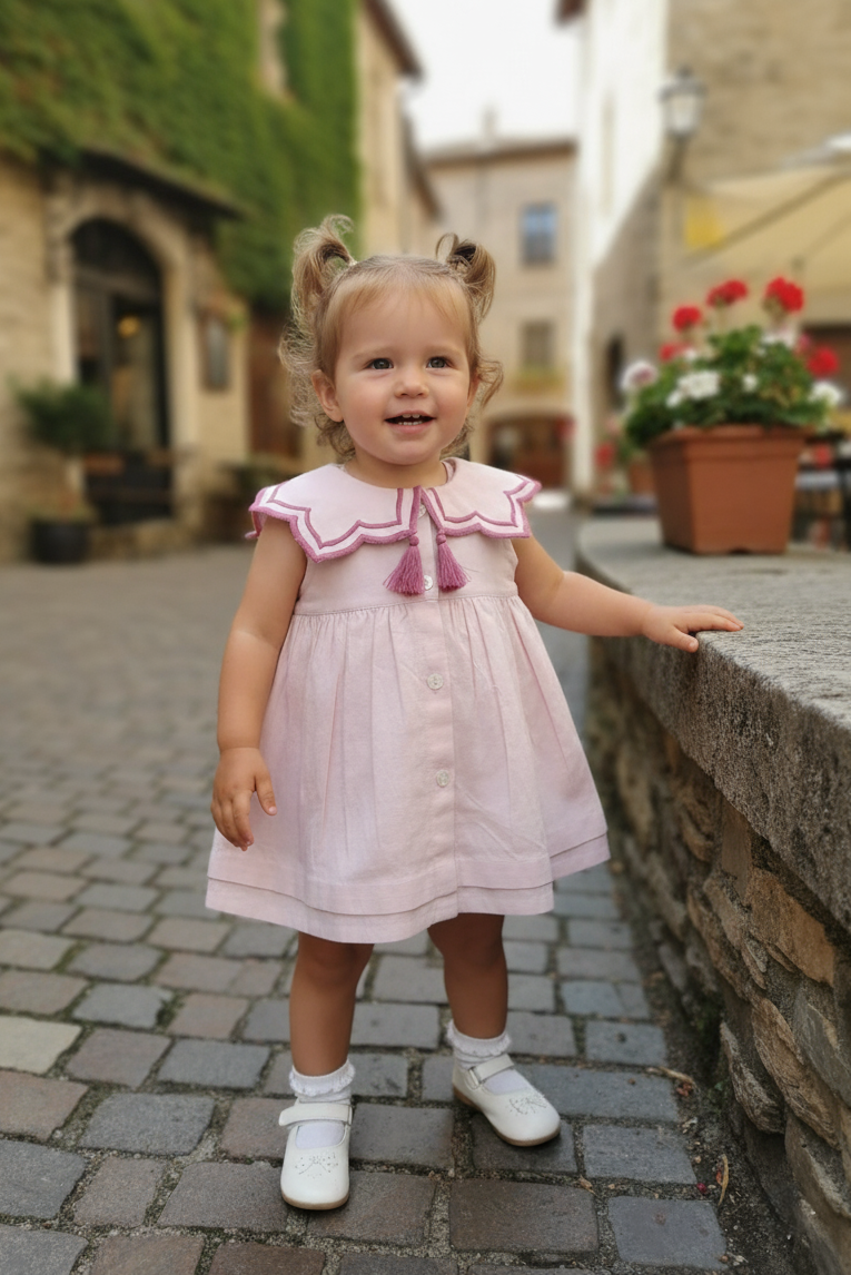Royal Arches Dress : SOFT PINK : Infant : Toddler : Tween