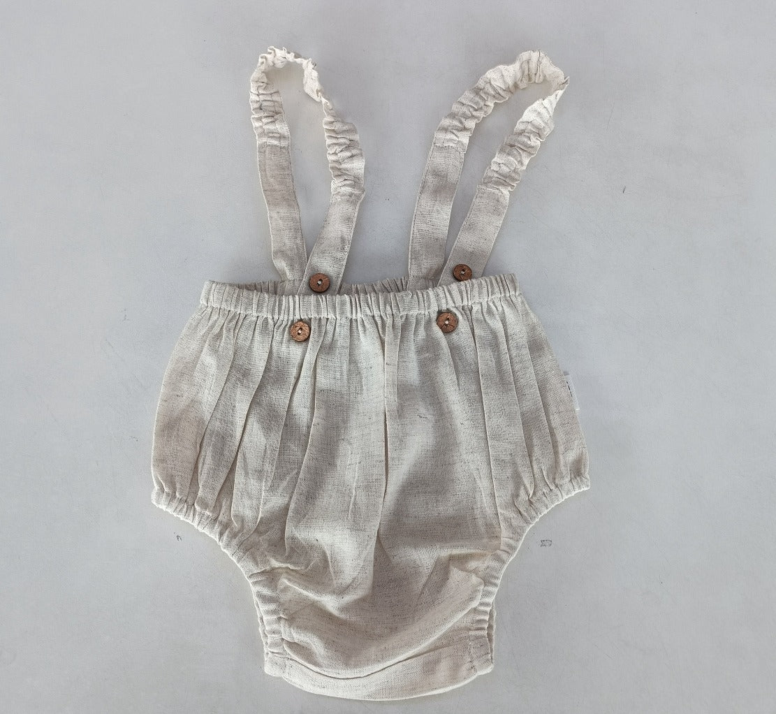 Natural Color Suspender Shorts-Style Diaper Cover - Yo Baby Online