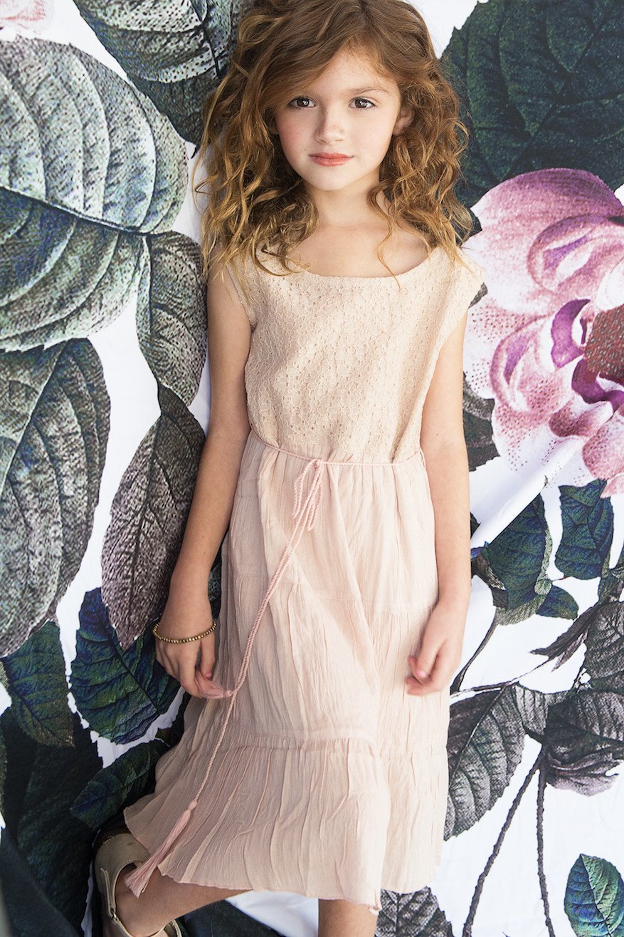 Blush Swing Dress Cotton Girls Dress | Infant to Tween 0-13 Years Blush Swing Dress Cotton Girls Dress | Infant to Tween 0-13 Years