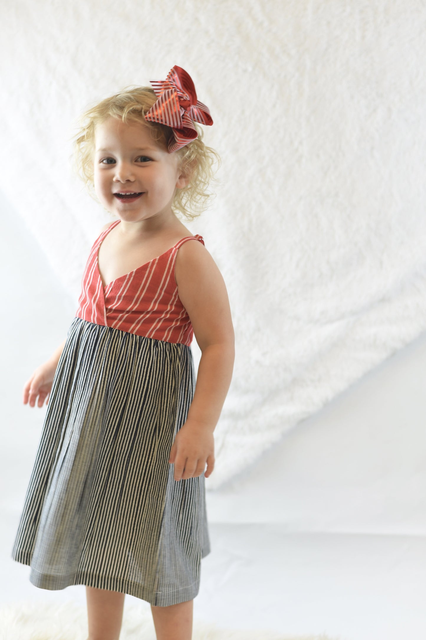 Stripe Halter Dress
