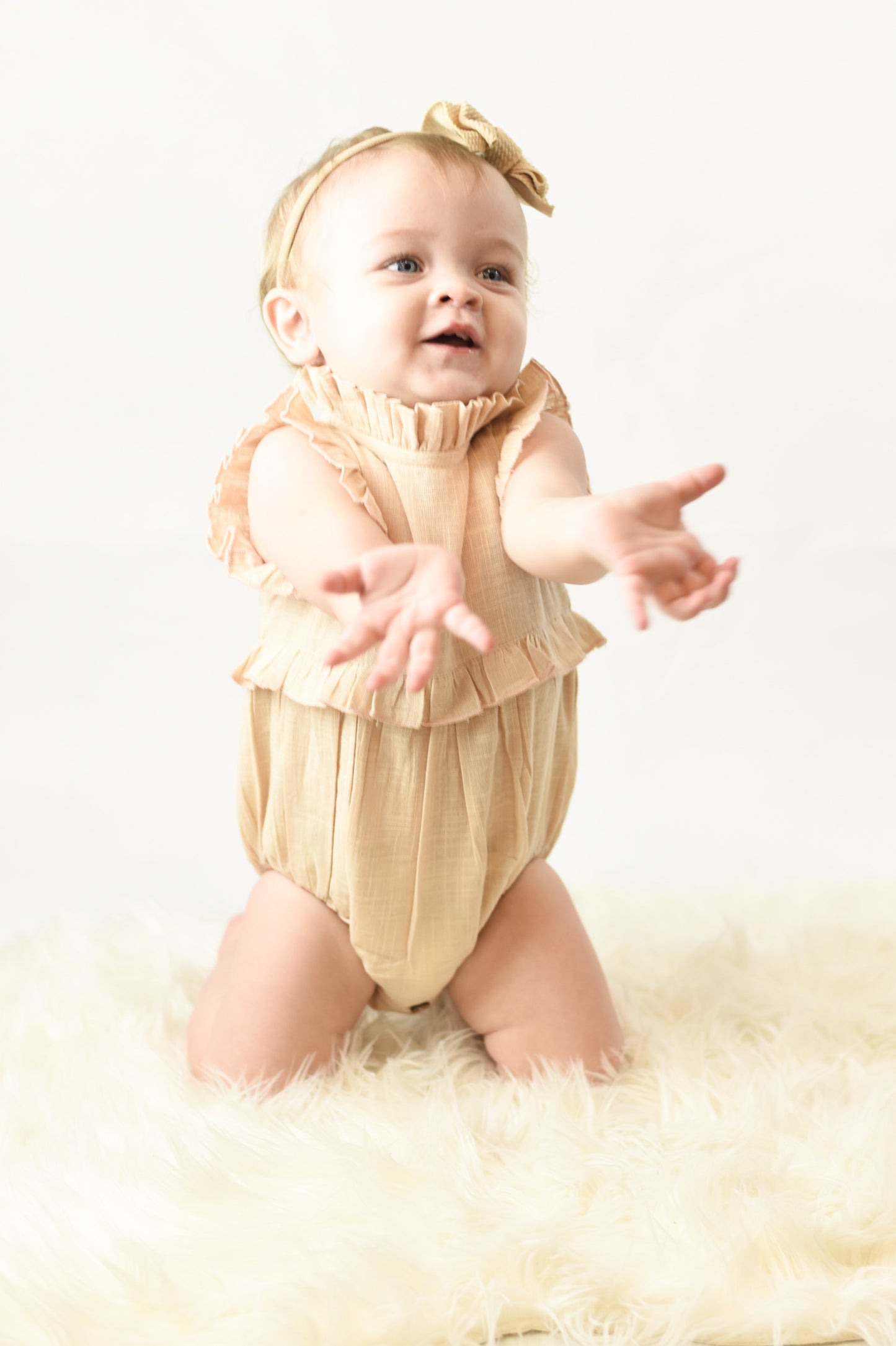 Blush Ruffles Infant Romper
