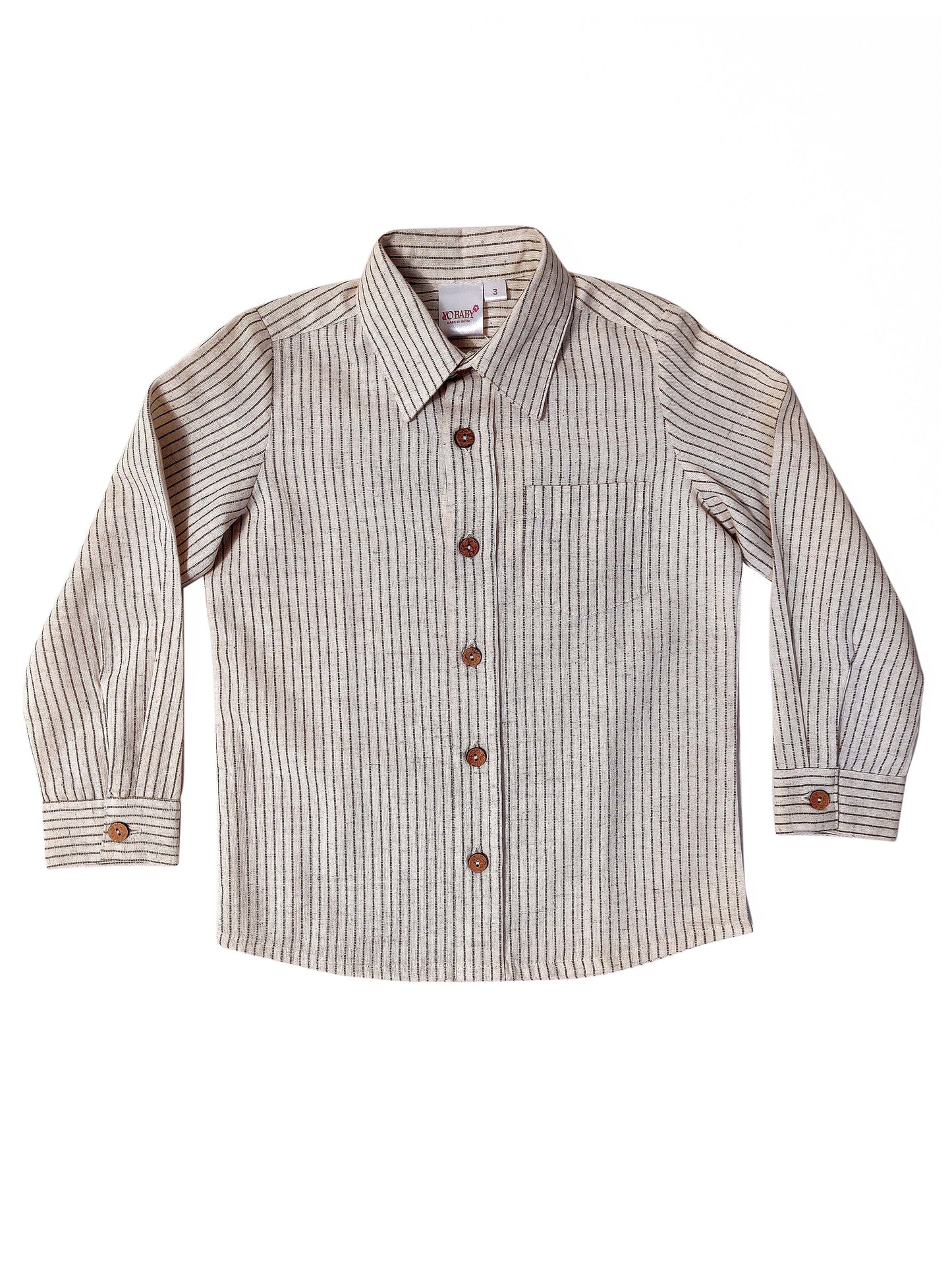 Striped Shirt - Ecru