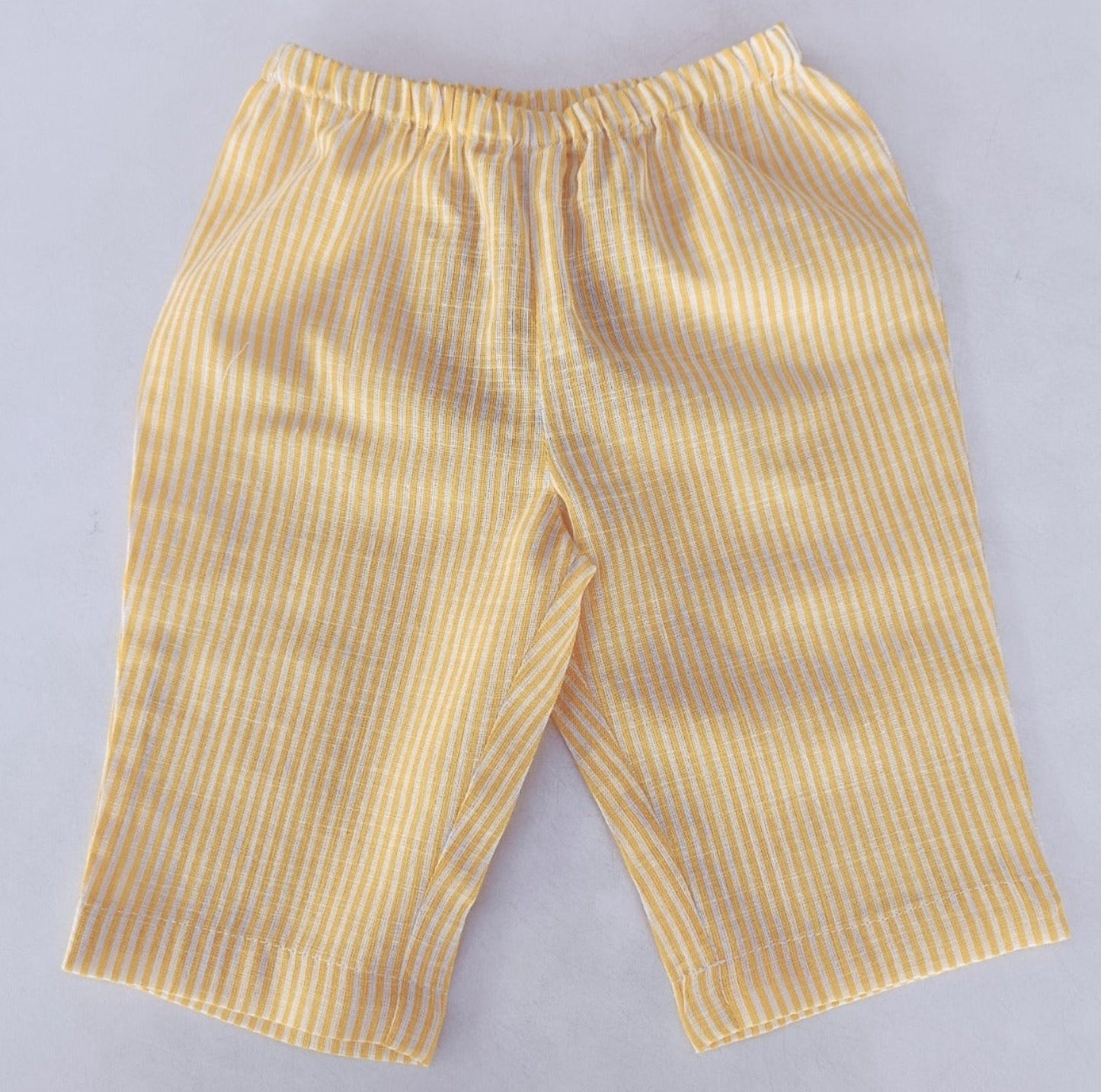 Unisex Yellow Stripes Print Pant