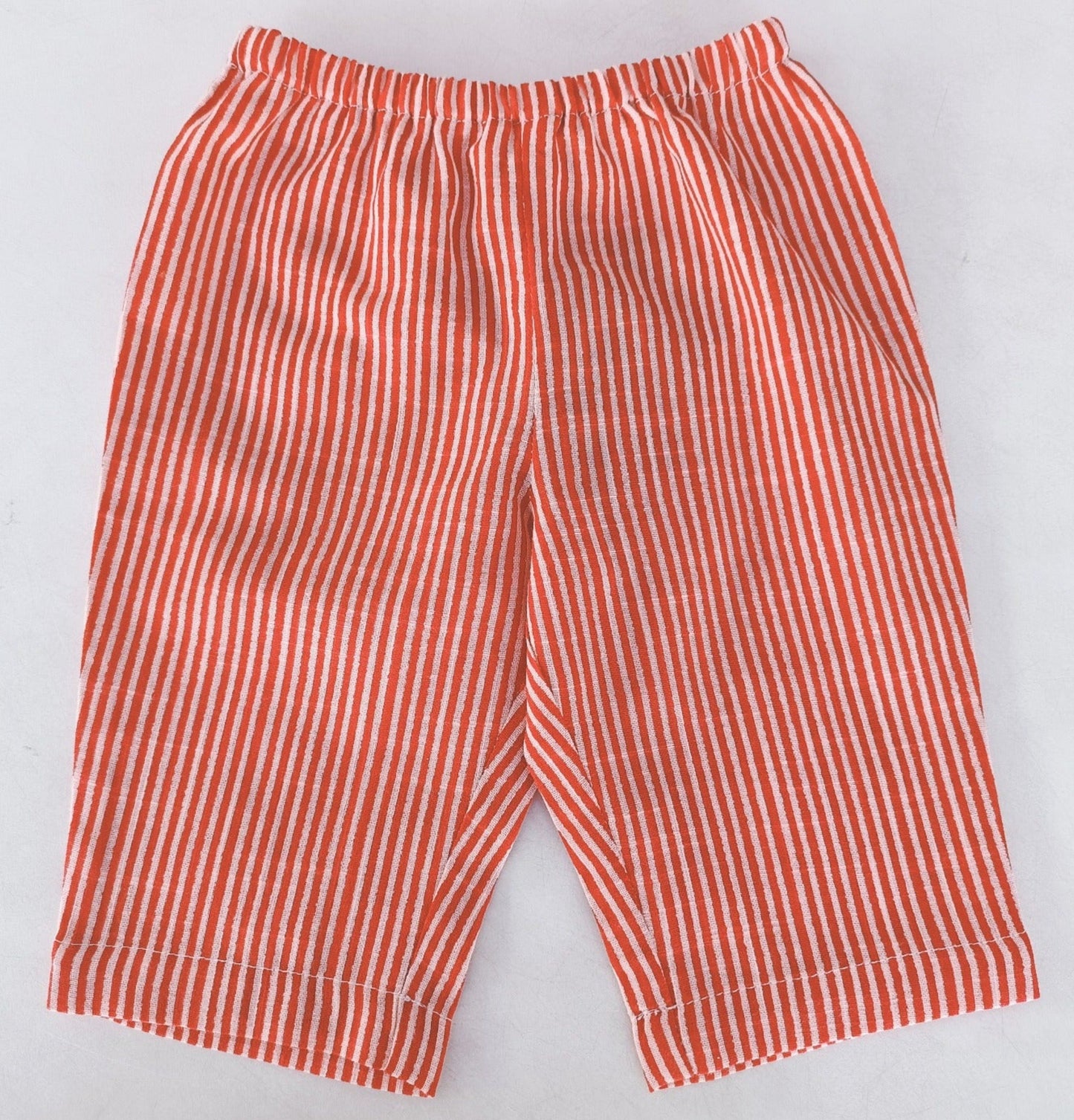 Unisex Red Stripes Print Pant