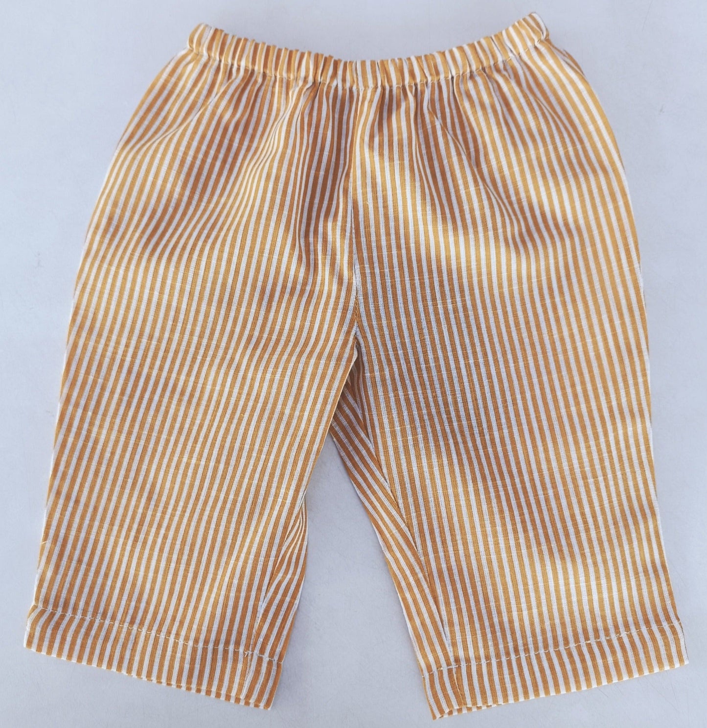 Unisex Mustard Stripes Print Pant