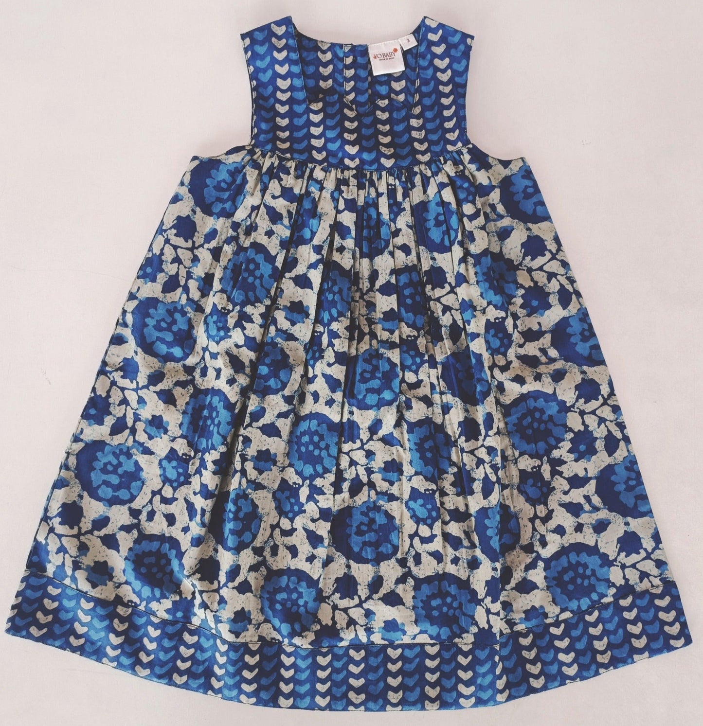Indigo Floral Printed Dress