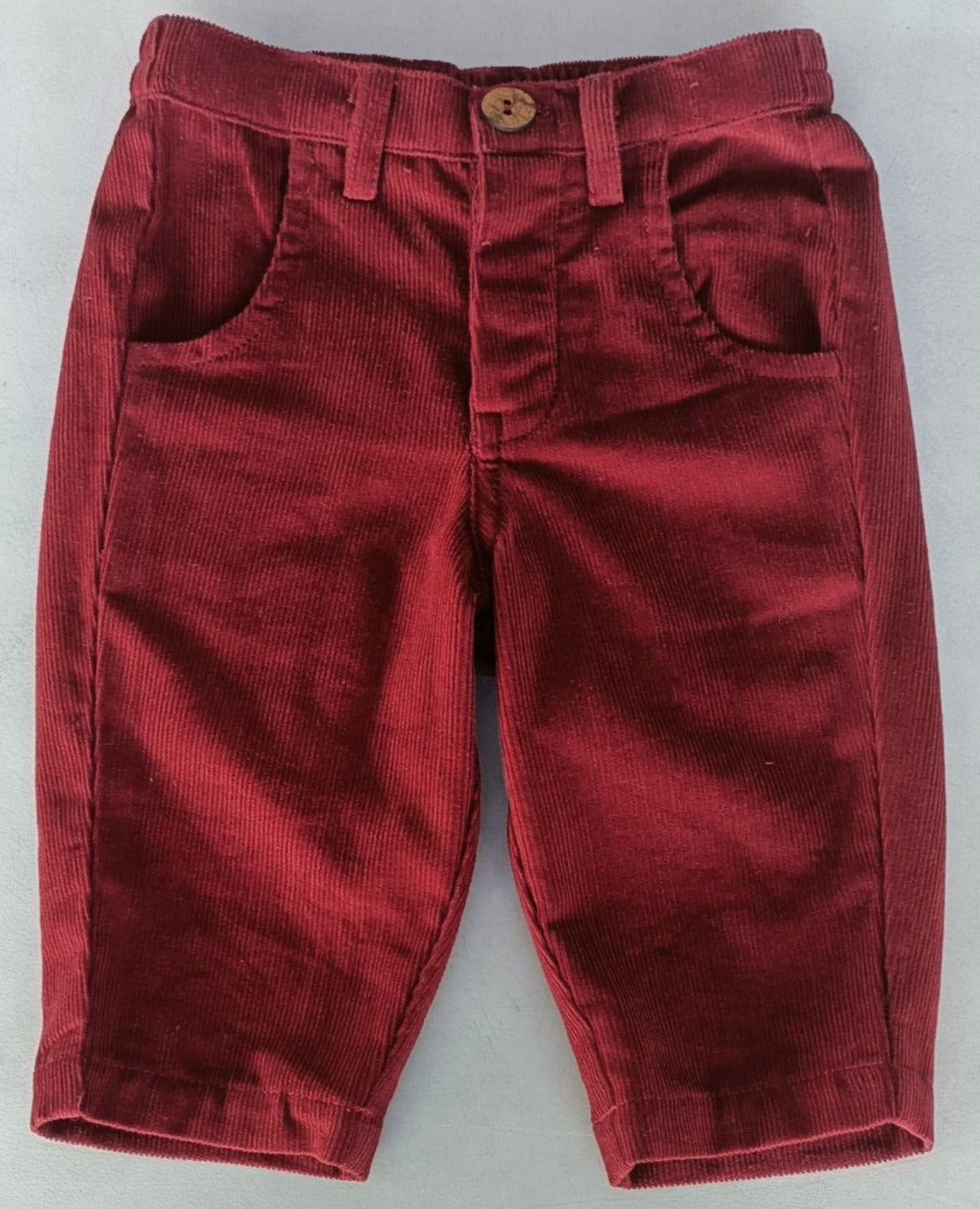 Maroon Corduroy Boys Pants — Cotton Kids Pants | 0-13 Years