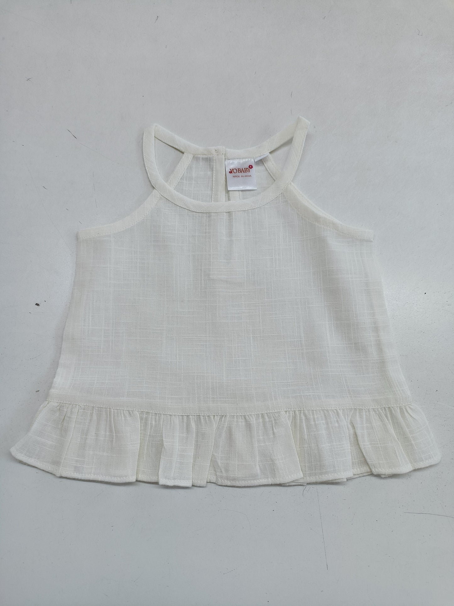 Bottom Ruffle Ivory Top TOP Yo Baby Wholesale