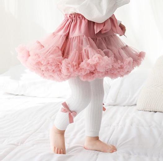 Bow Ribbed Solid Tights Yo Baby India