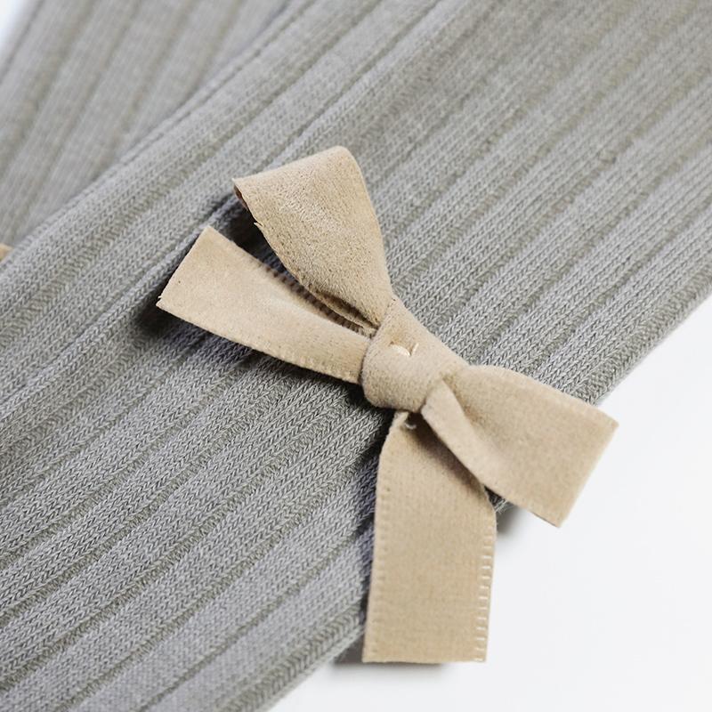 Bow Ribbed Solid Tights Yo Baby India