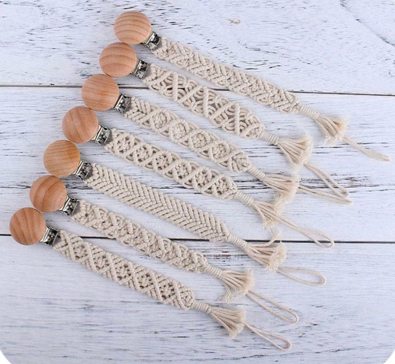 Crochet Pacifier Teether Clips Yo Baby India