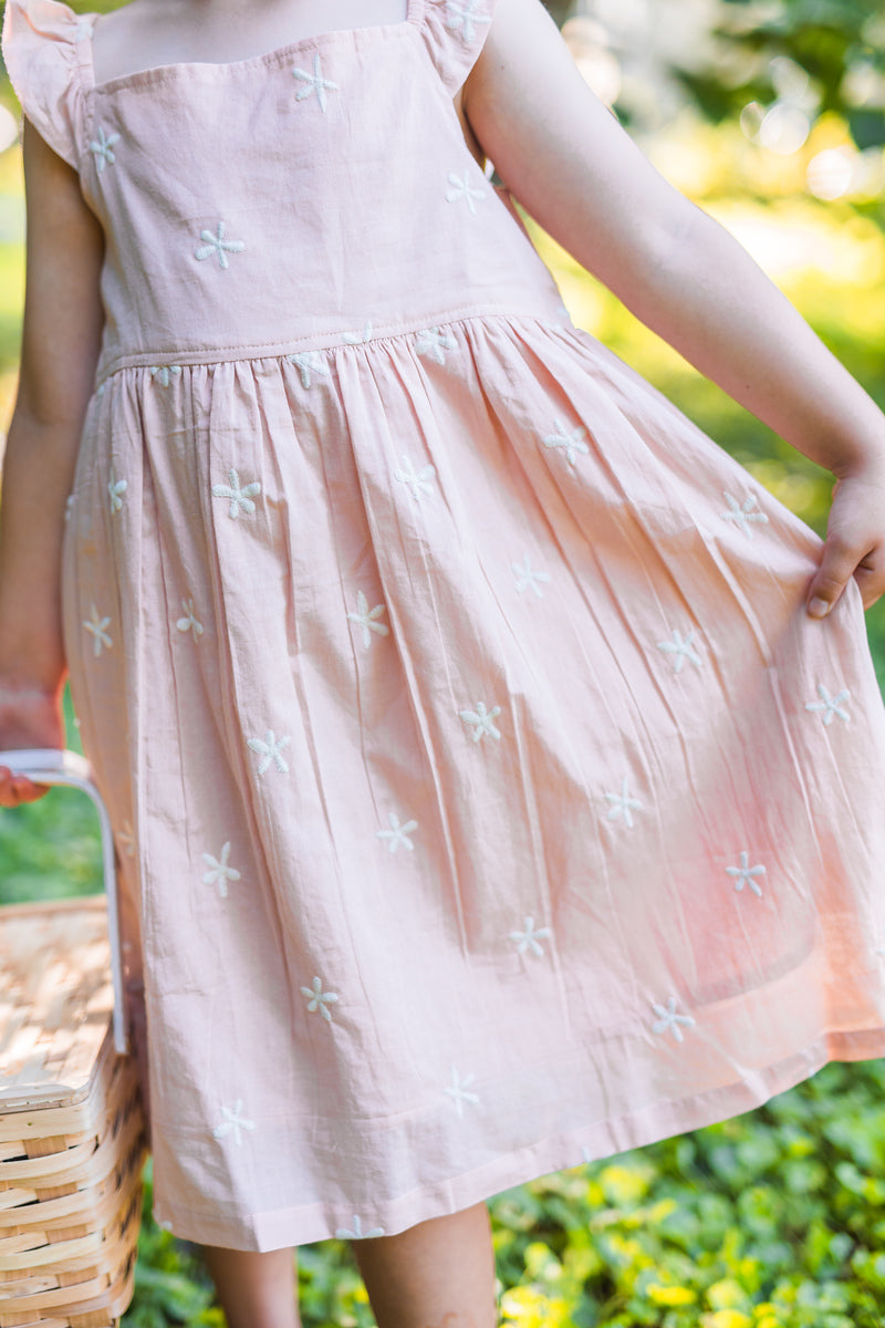 Floral Embroidered Angel Dress