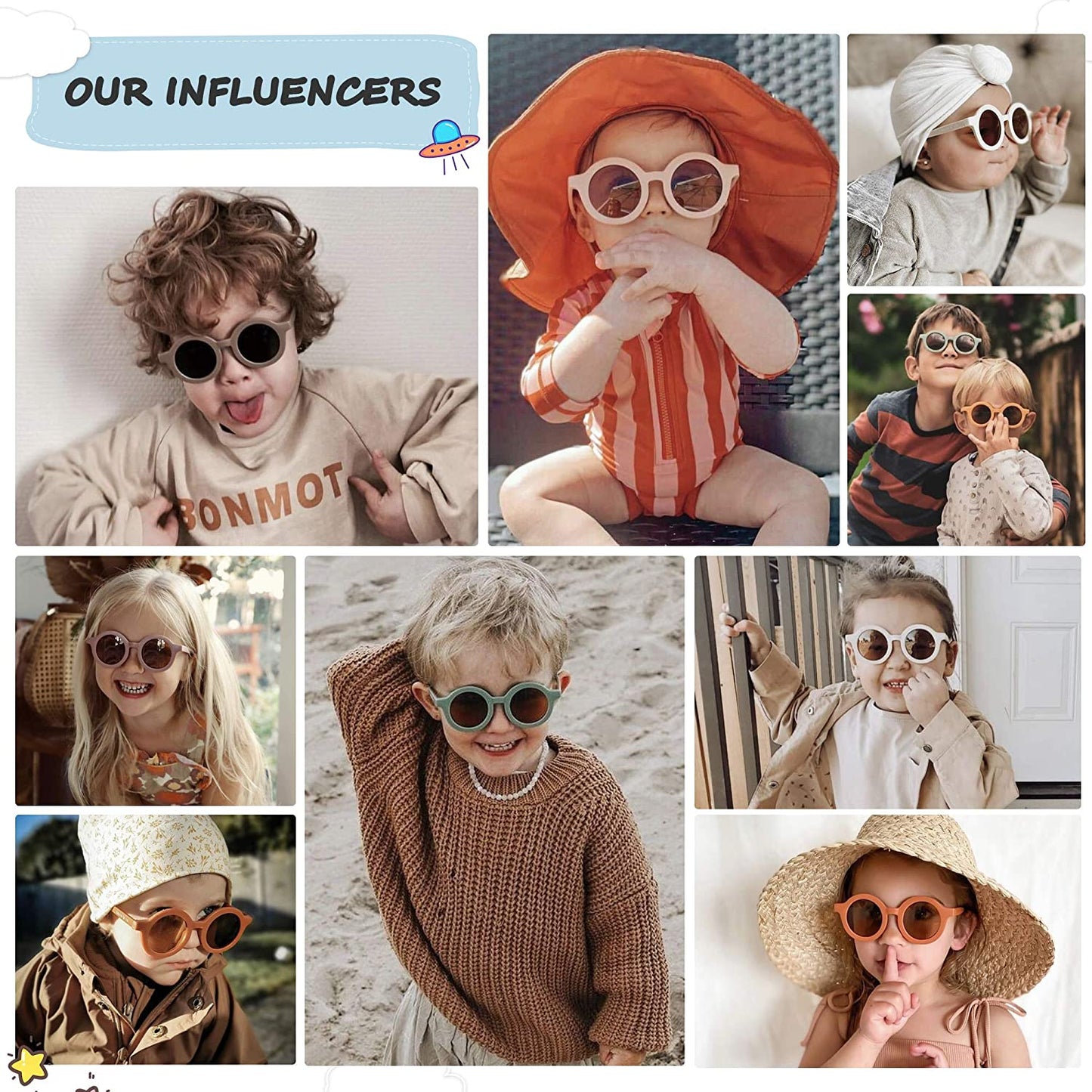 Kids Sunglasses with UV Protection Sunglasses Yo Baby Wholesale