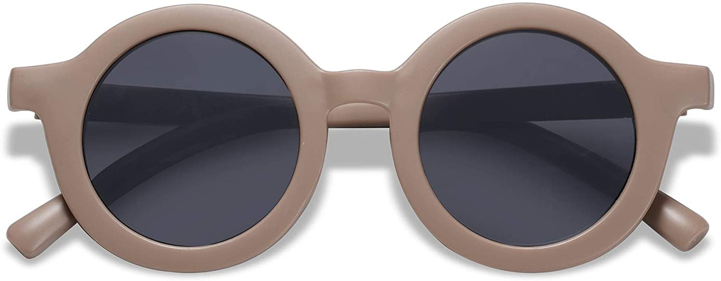 Kids Sunglasses with UV Protection Sunglasses Yo Baby Wholesale Beige