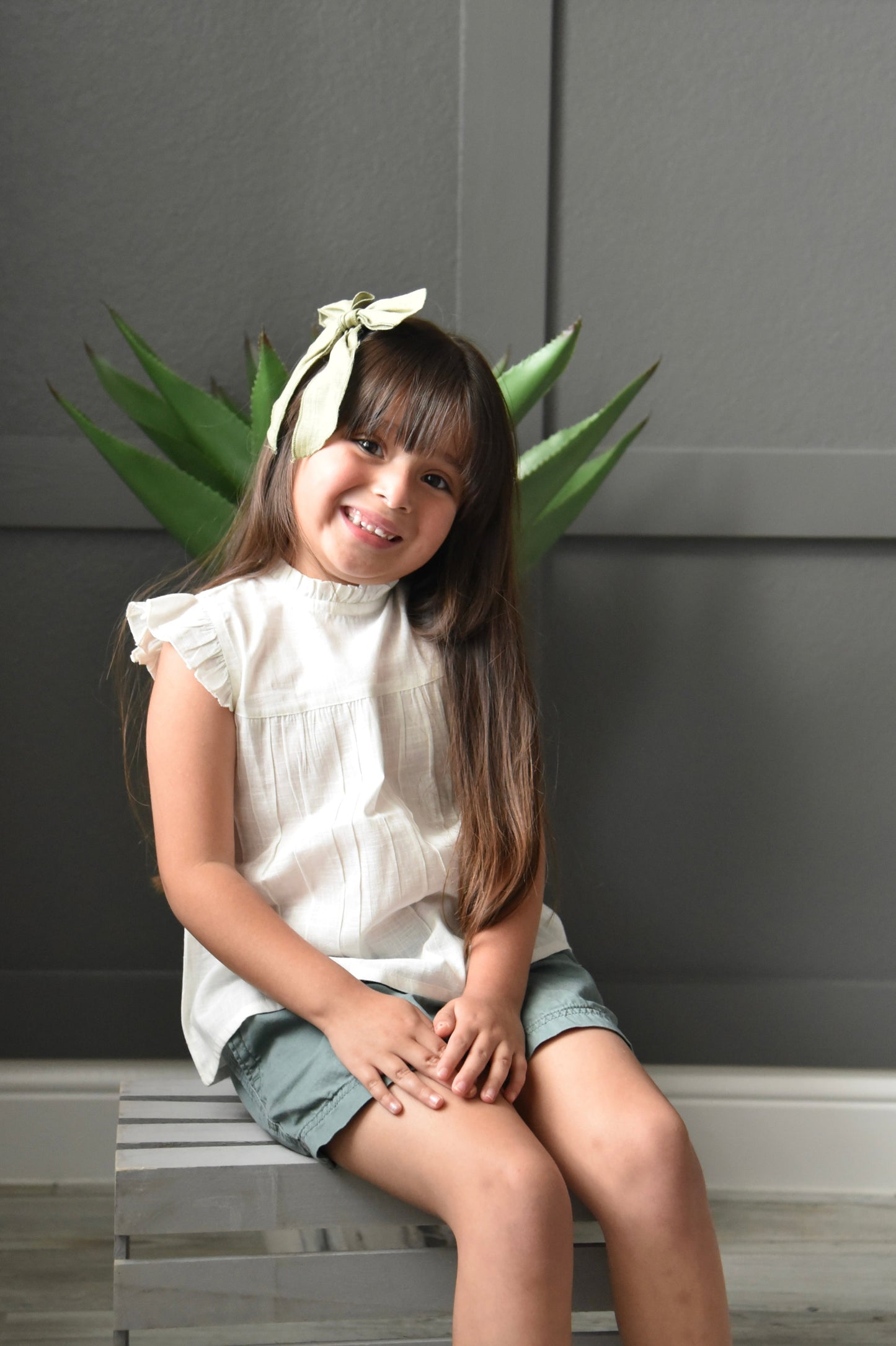 Ruffle Ivory Top Dress Yo Baby Wholesale