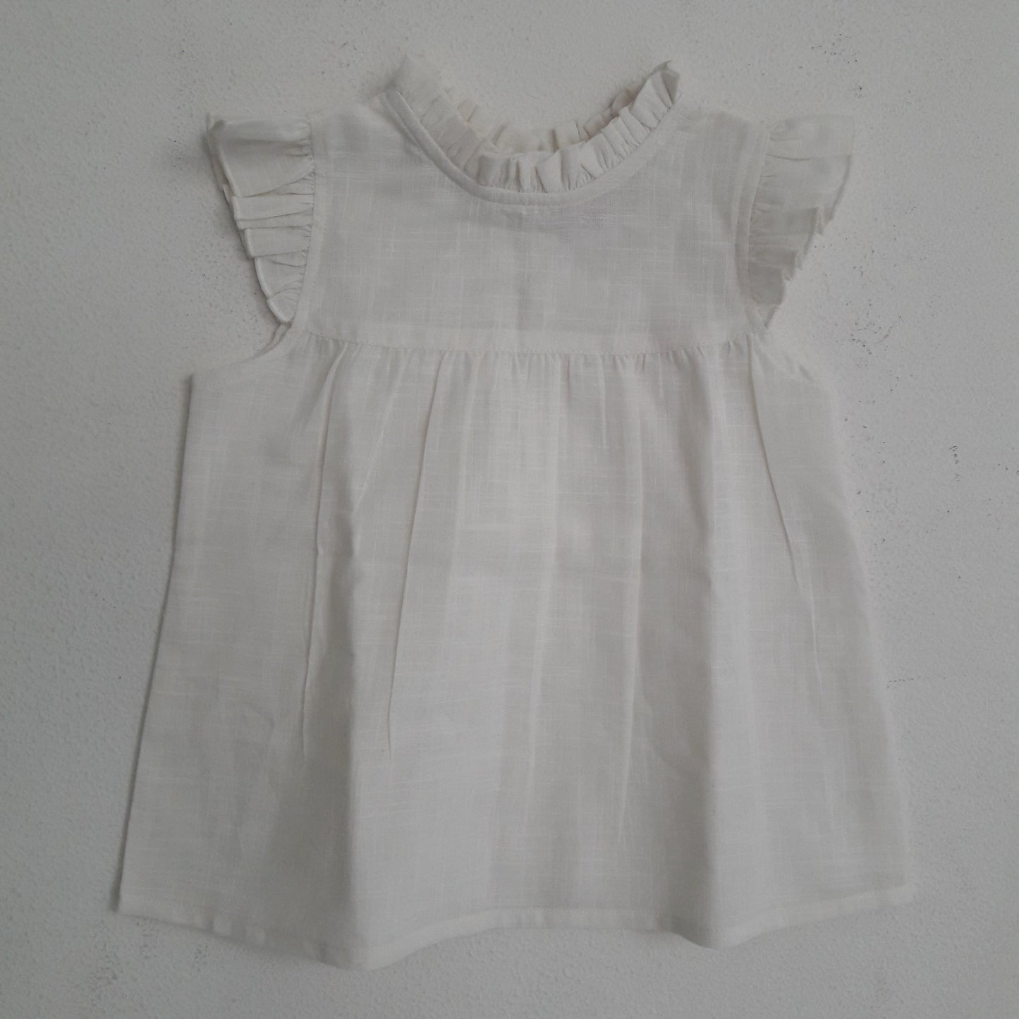 Ruffle Ivory Top TOP Yo Baby Wholesale