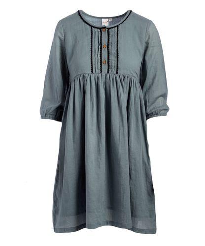 Grey with Black Lace Detail