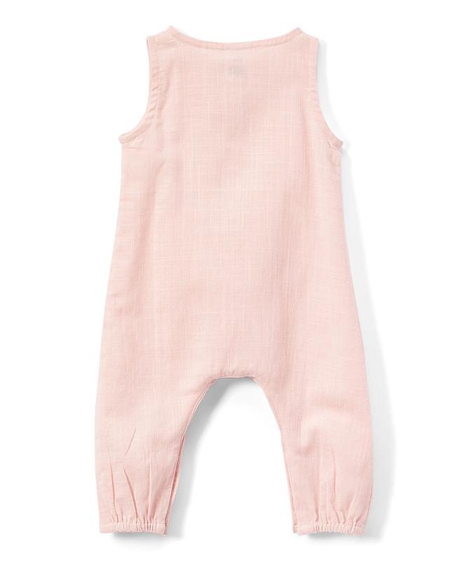 Blush Unisex Sleeveless Romper