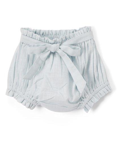 Set of 3 - Short - Style Diaper Covers with Belt. Ivory, Pink & Powder Blue.