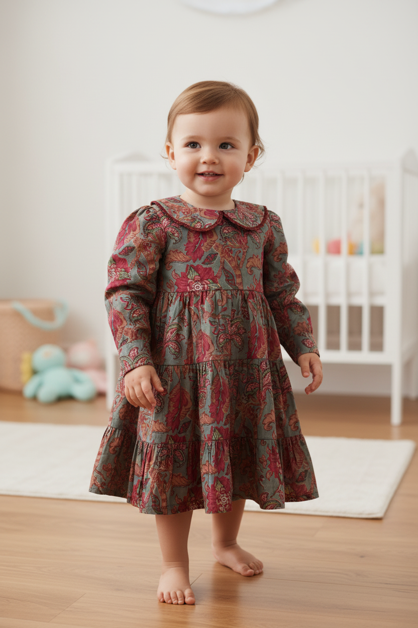 Amara Dress : SAGE : Infant : Toddler : Tween
