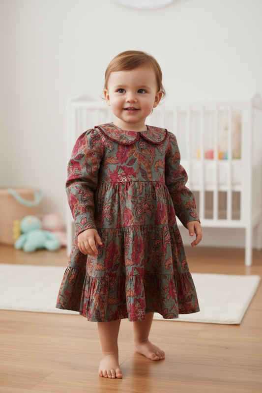 Amara Dress : SAGE : Infant : Toddler : Tween