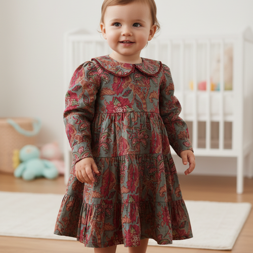 Amara Dress : SAGE : Infant : Toddler : Tween