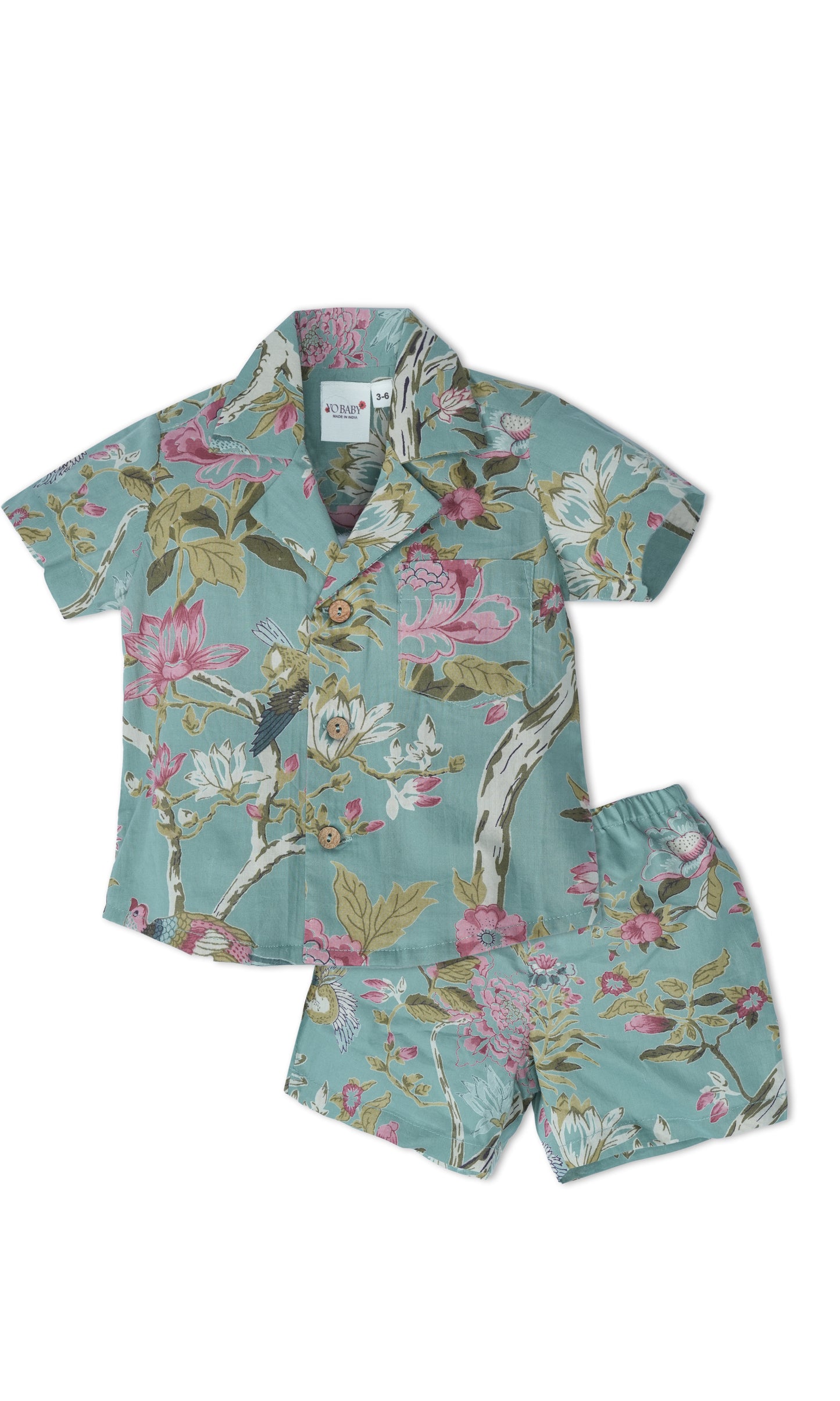 Sameer Shirt and Shorts Set : SAGE : Infant : Toddler : Tween