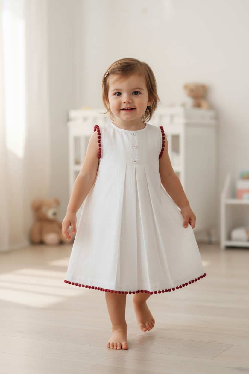 Ivory Heart Lace Detail Dress