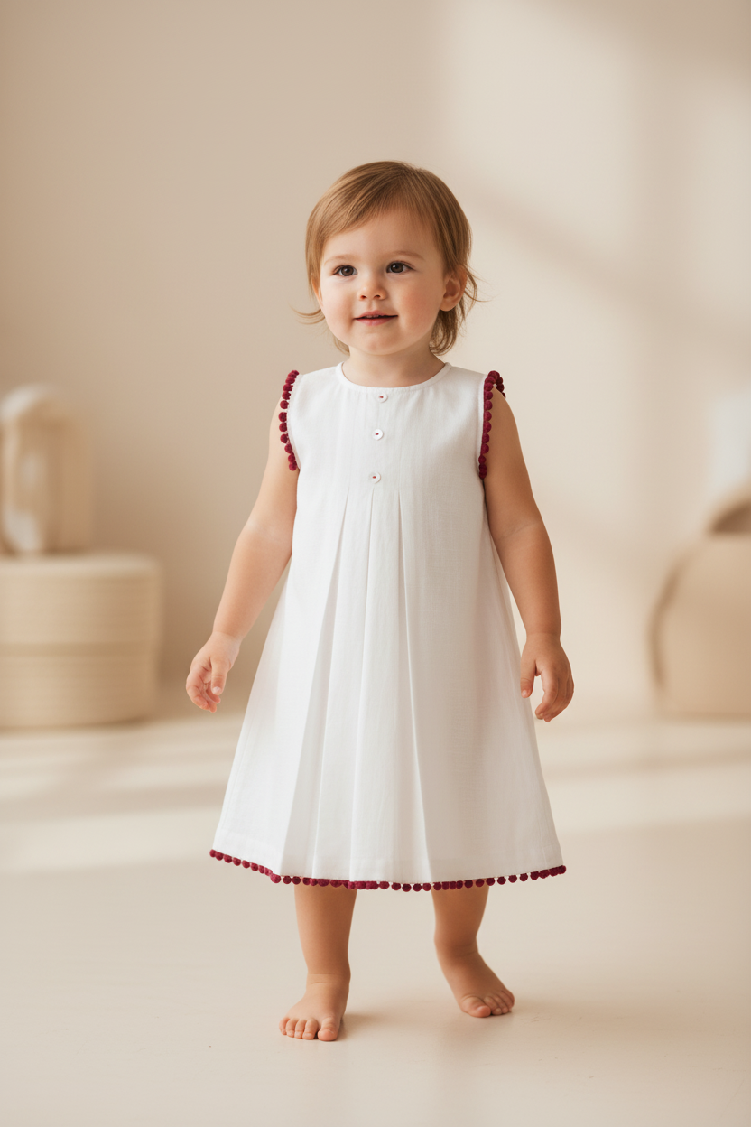 Ivory Heart Lace Detail Dress