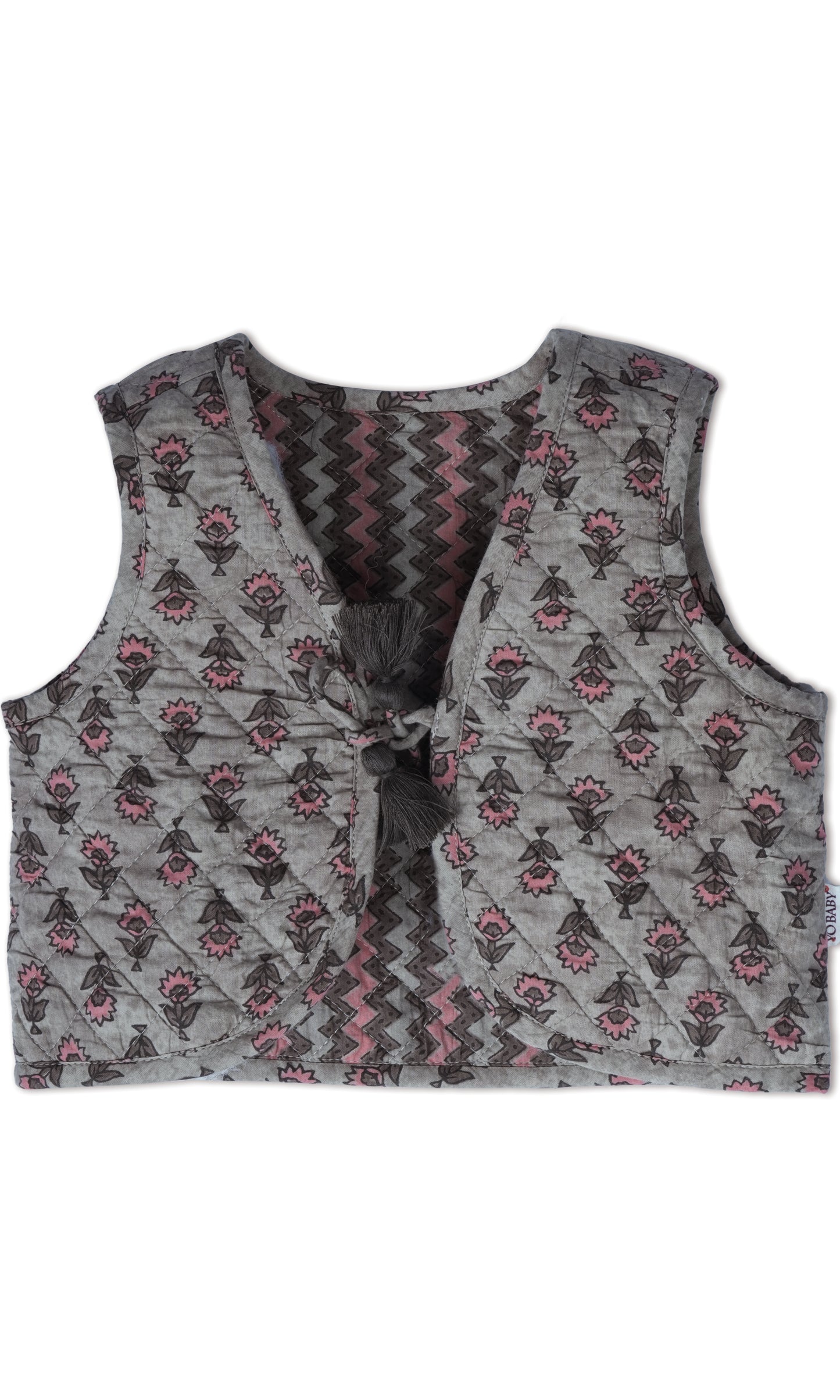 Saba Reversible Quilted Jacket : MOCHA : Infant : Toddler : Tween